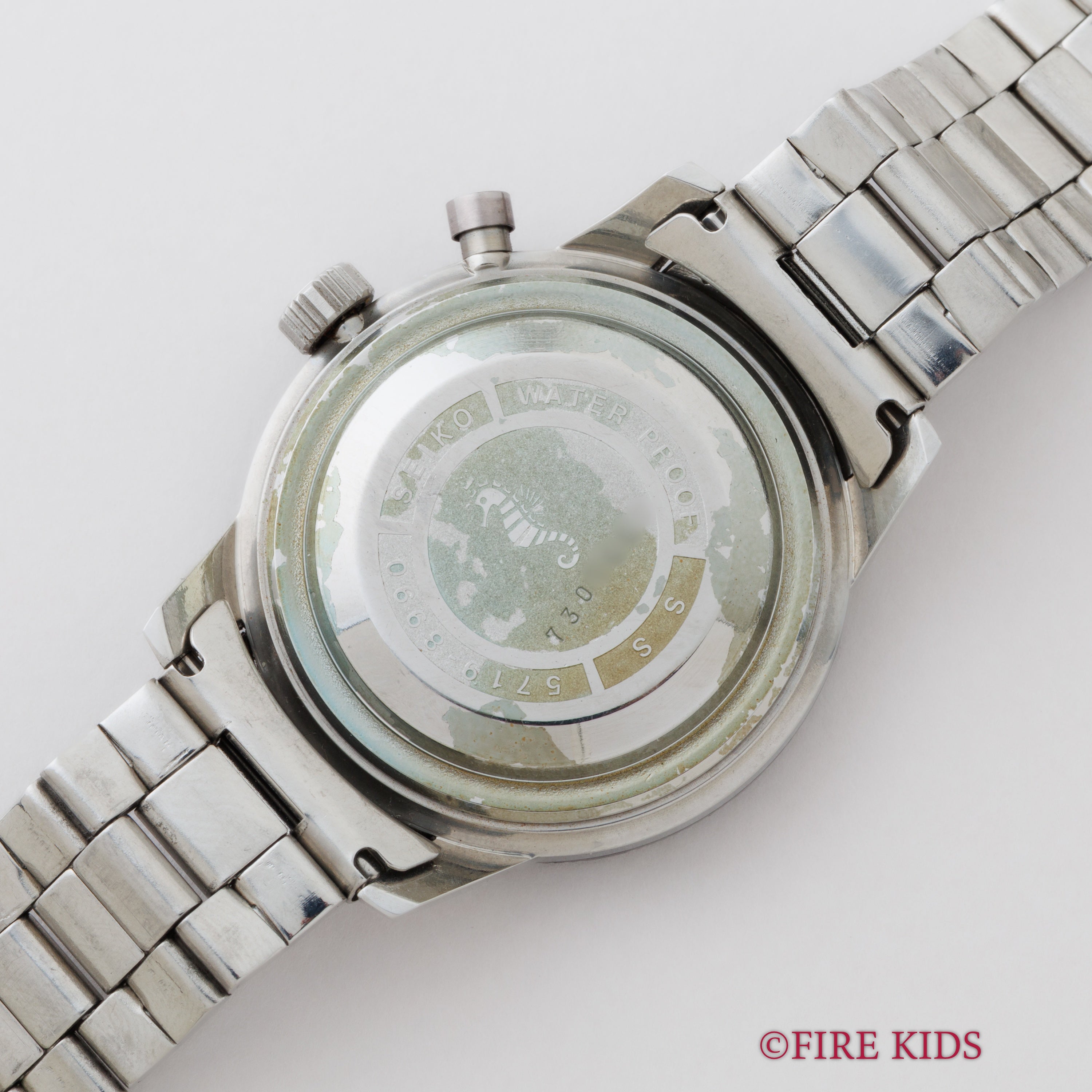 セイコー ワンプッシュクロノグラフ 1967年製 Ref.5719‐8990 タツノオトシゴ プラベゼル 純正ブレス付