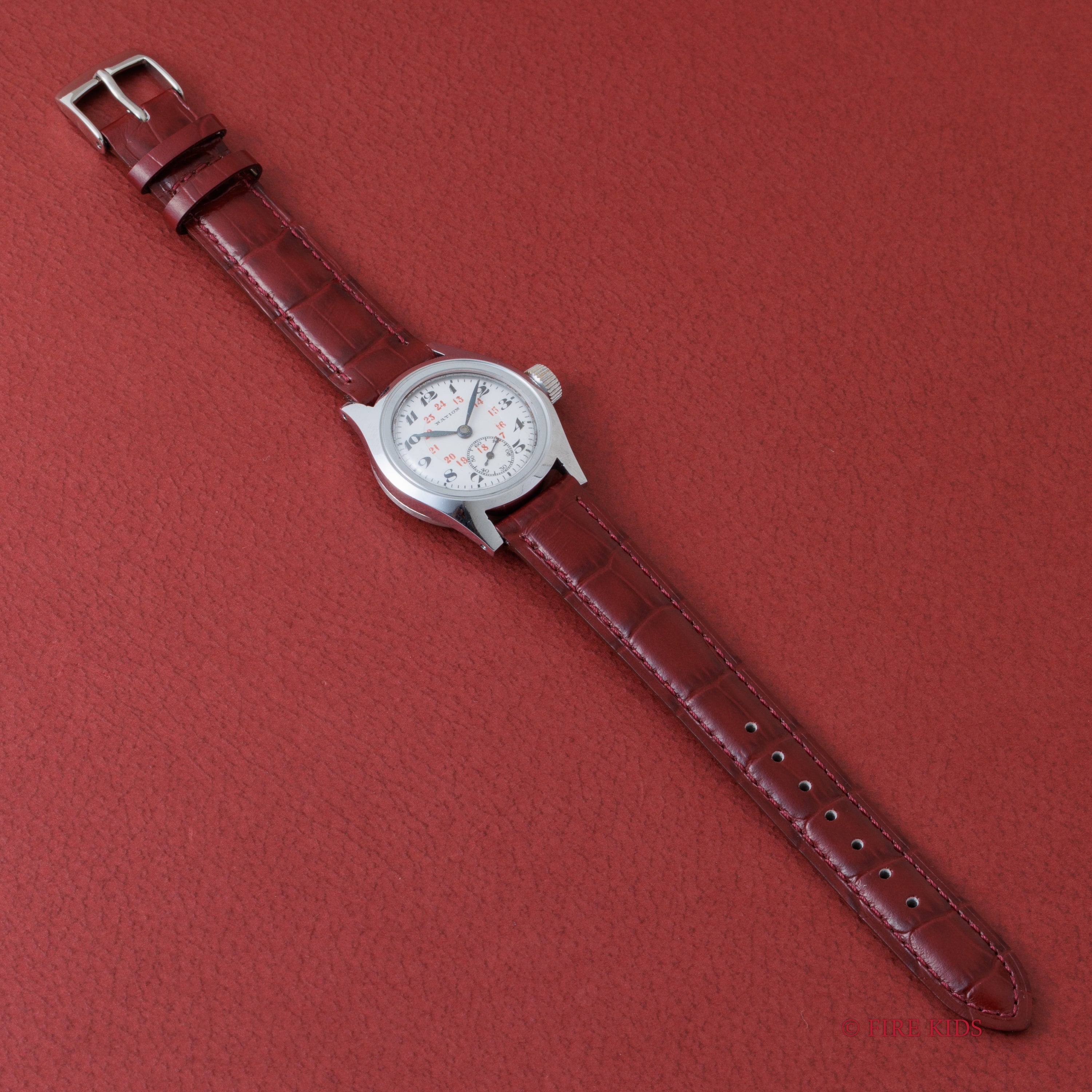 セイコー モリス9型 ダストプルーフケース 1930年代製 二重ケース 手巻 Ref.9150 ポーセリンダイヤル
