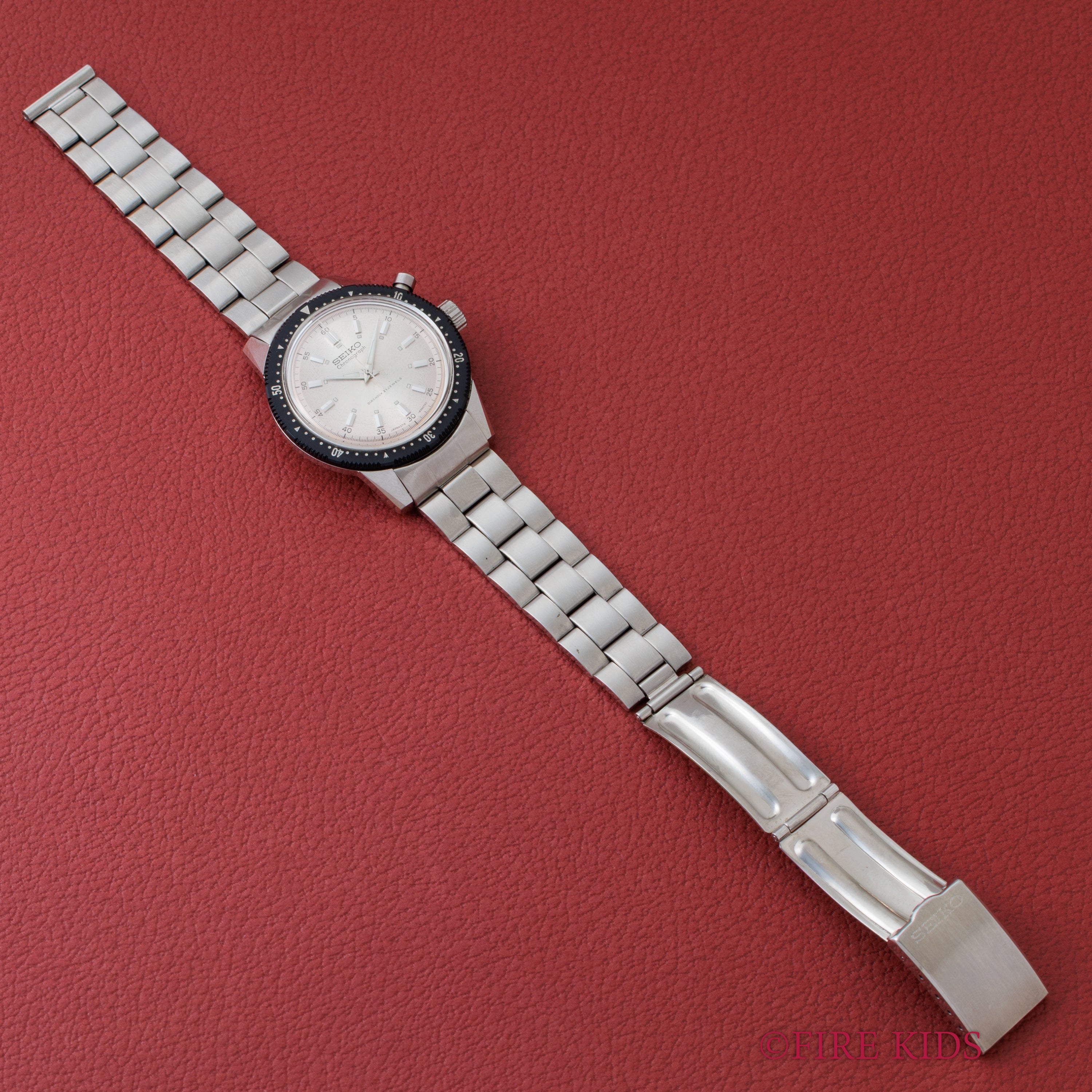 セイコー ワンプッシュクロノグラフ 1967年製 Ref.5719‐8990 タツノオトシゴ プラベゼル 純正ブレス付