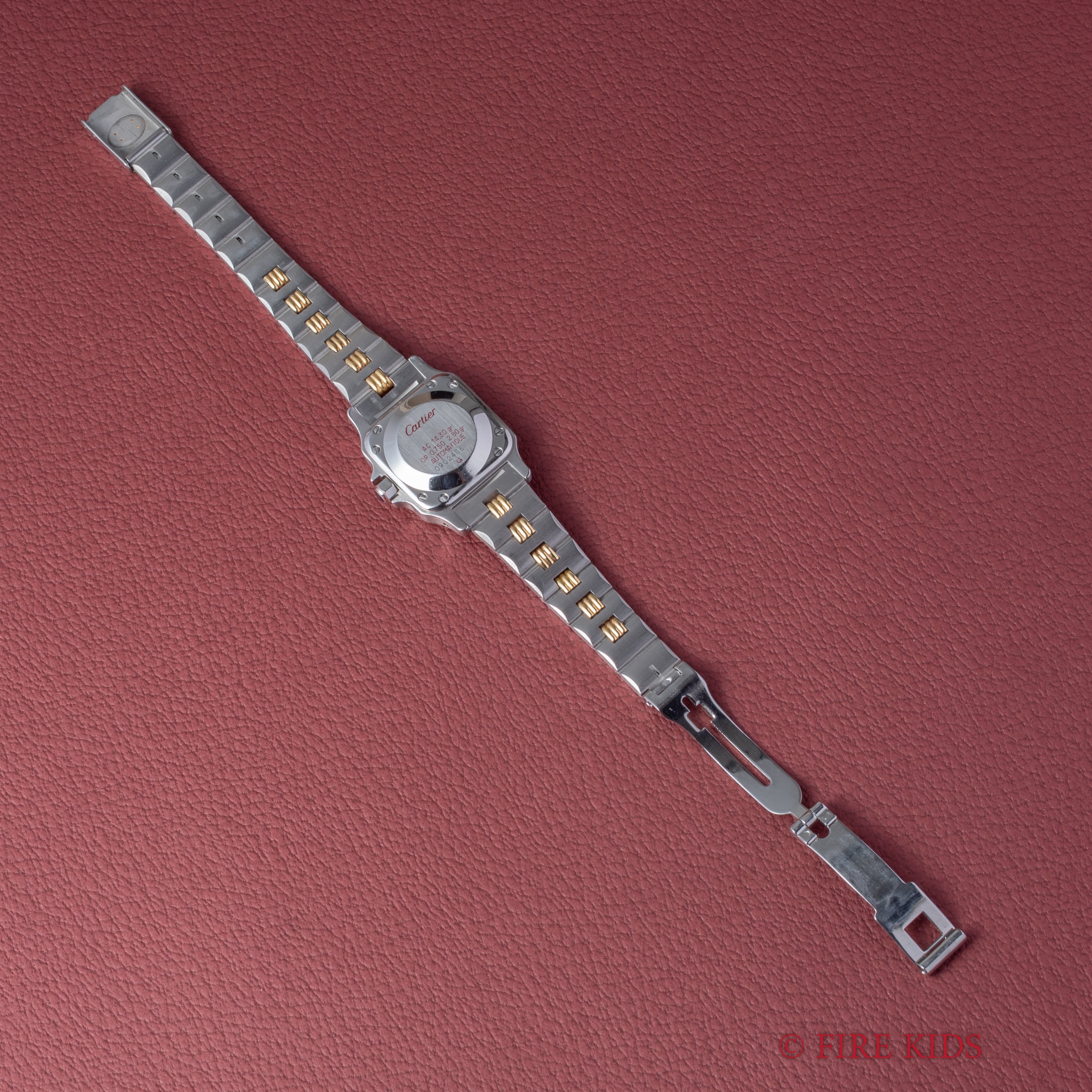 カルティエ サントス SMサイズ  1980年代製 Ref.0902 コンビ ゴドロンブレス