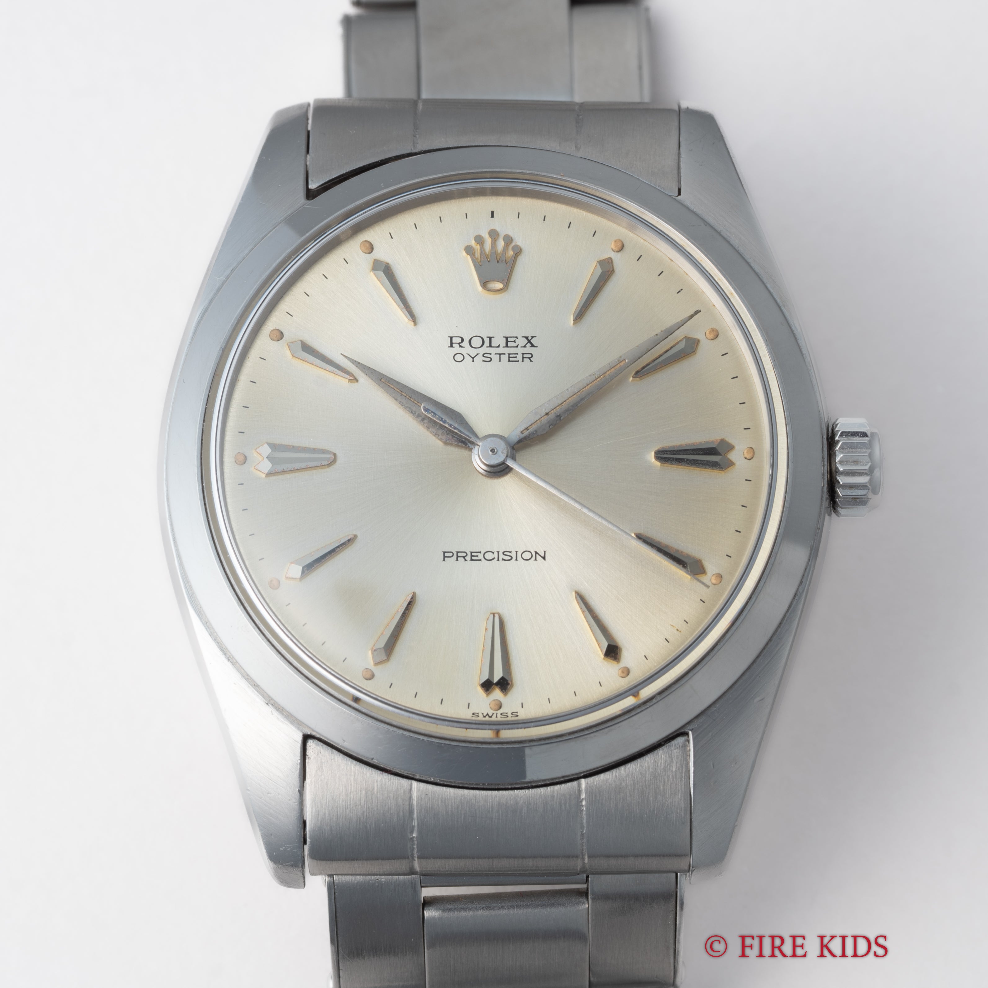 ロレックス オイスター ビッグケース 1963年製 Ref.6424 アルファハンド