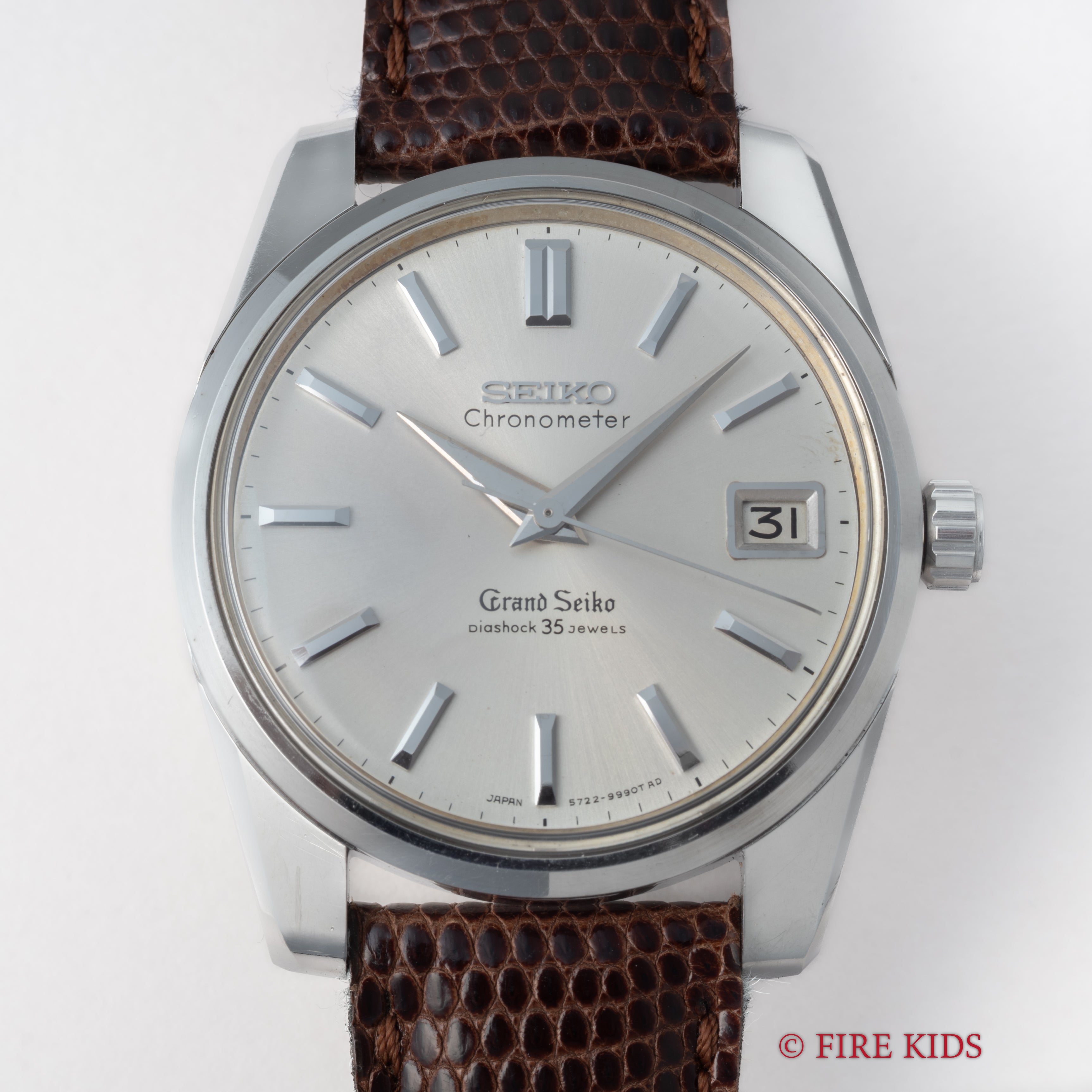 グランドセイコー 2nd前期 セルフデーター 1965年製 Ref.5722-9990 57GS クロノメーター 獅子メダル
