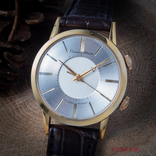 稼動品　70s シチズン　CITIZEN アラーム付き手巻き置き時計　R 稼動品 70s シチズン CITIZEN アラーム付き手巻き置き時計 R