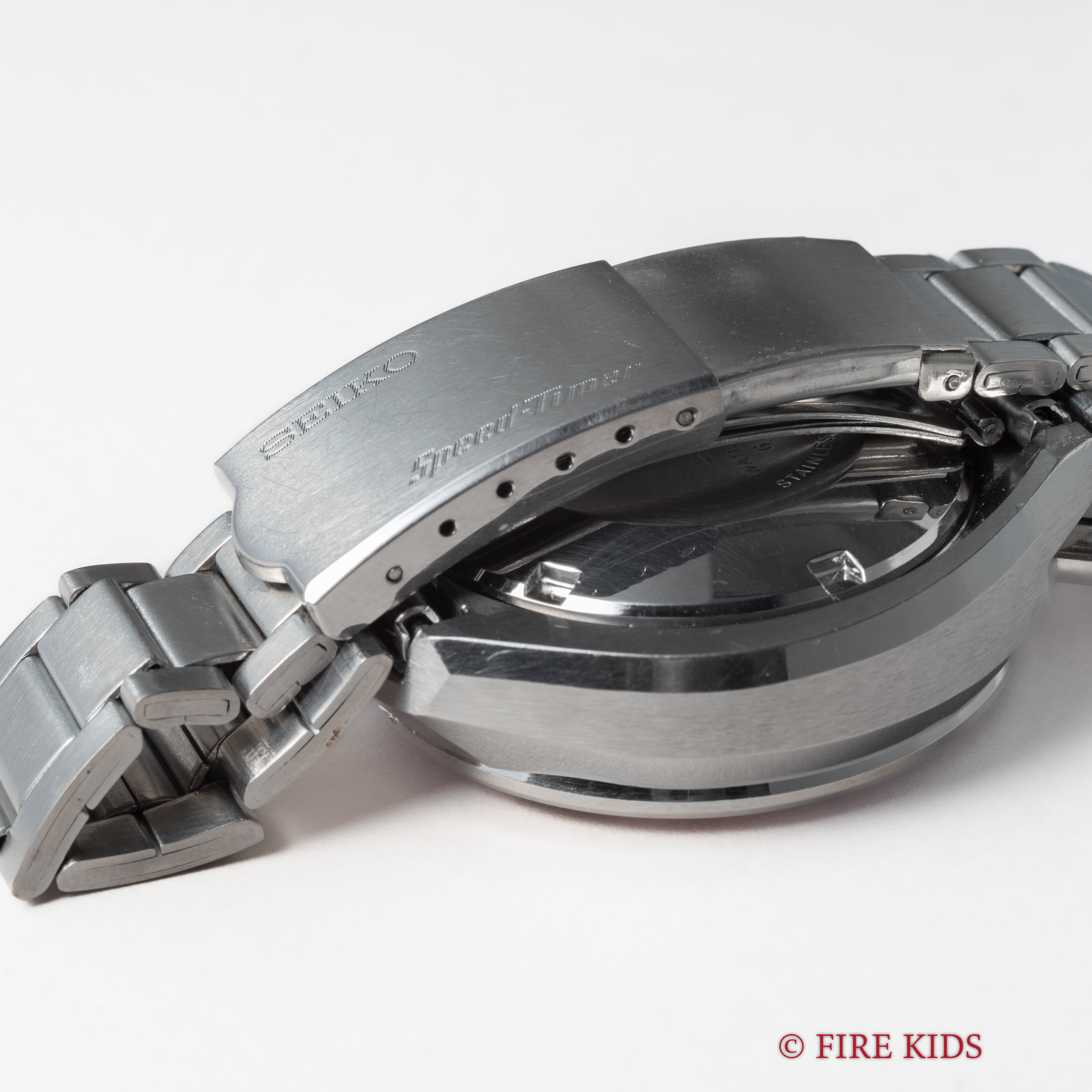 セイコー 1976年製 茶馬 Ref.6138-0040 5スポーツ スピードタイマー 純正ステンレスブレス