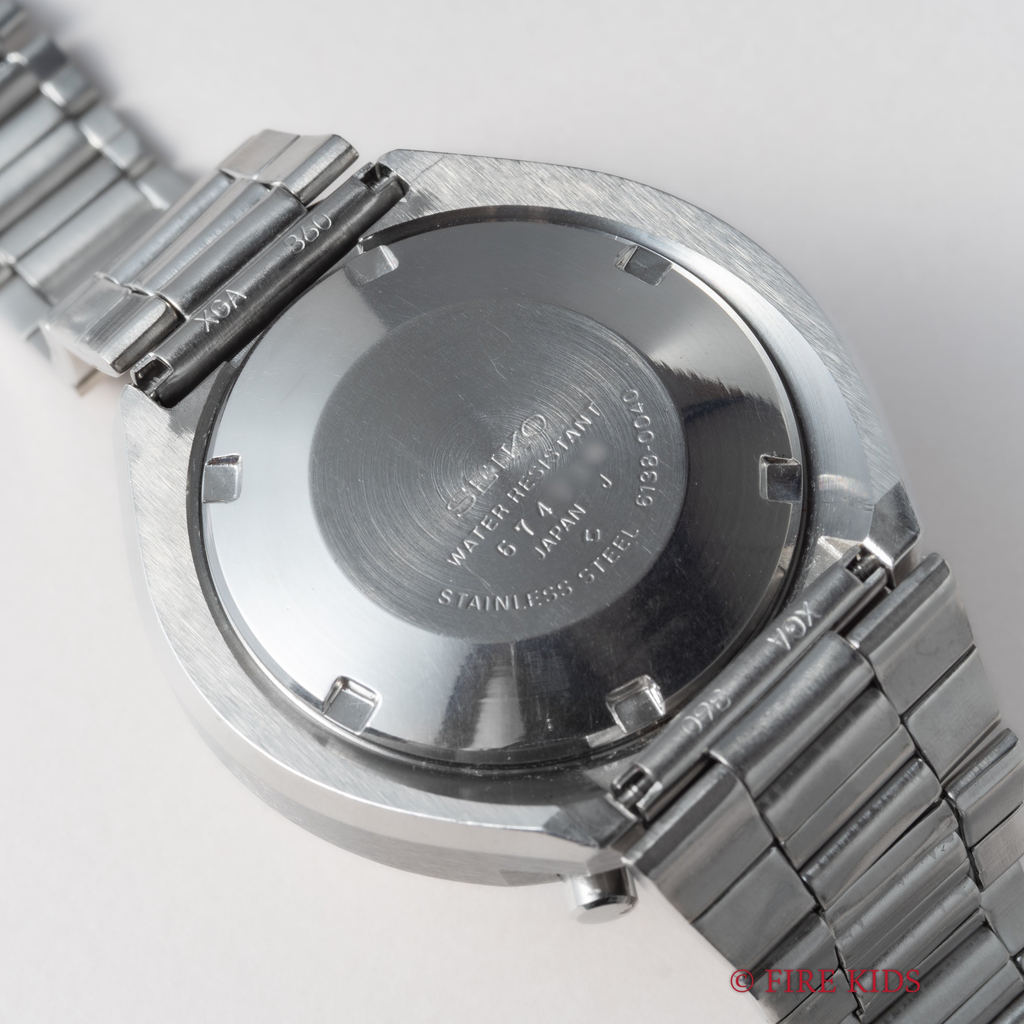 セイコー 1976年製 茶馬 Ref.6138-0040 5スポーツ スピードタイマー 純正ステンレスブレス