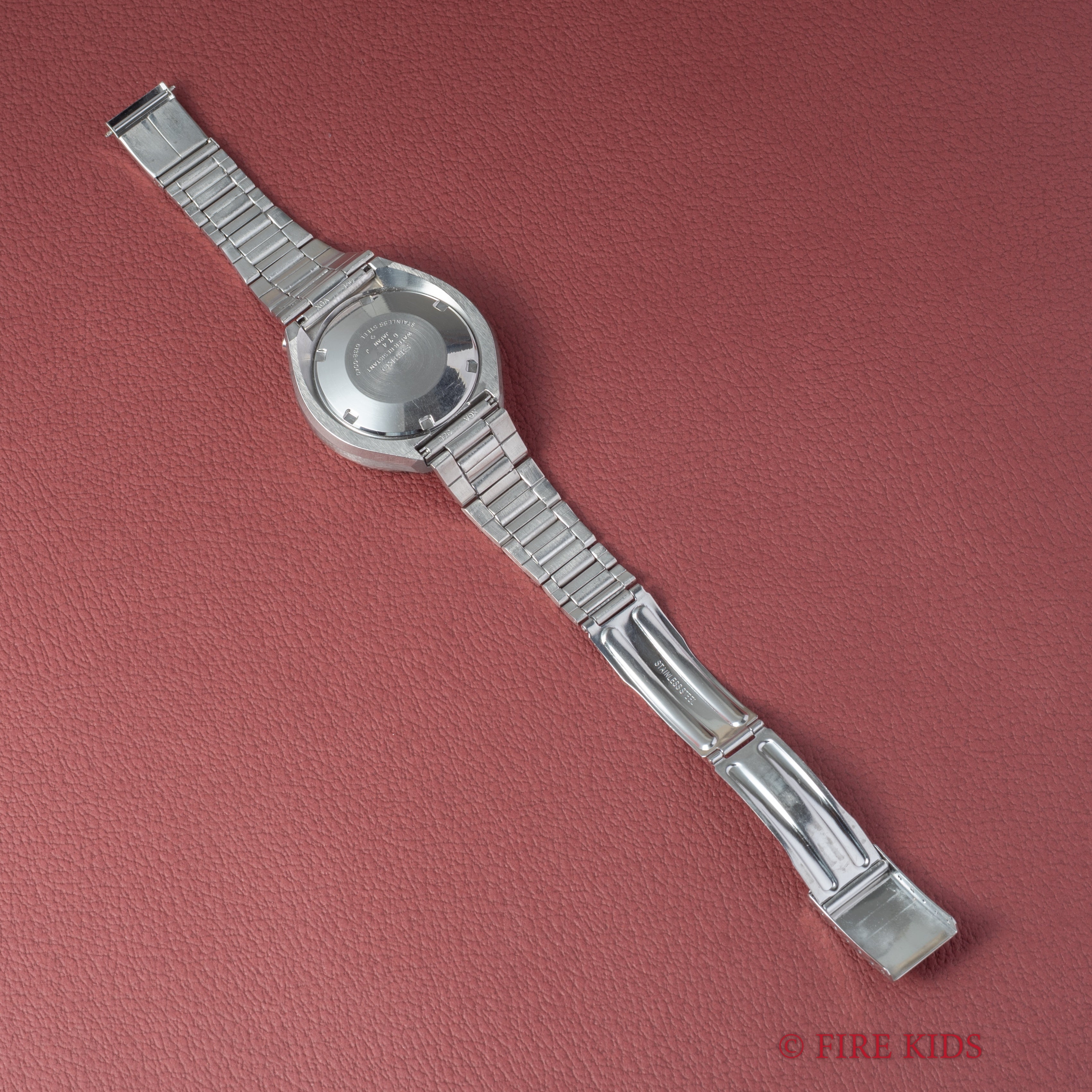 セイコー 1976年製 茶馬 Ref.6138-0040 5スポーツ スピードタイマー 純正ステンレスブレス