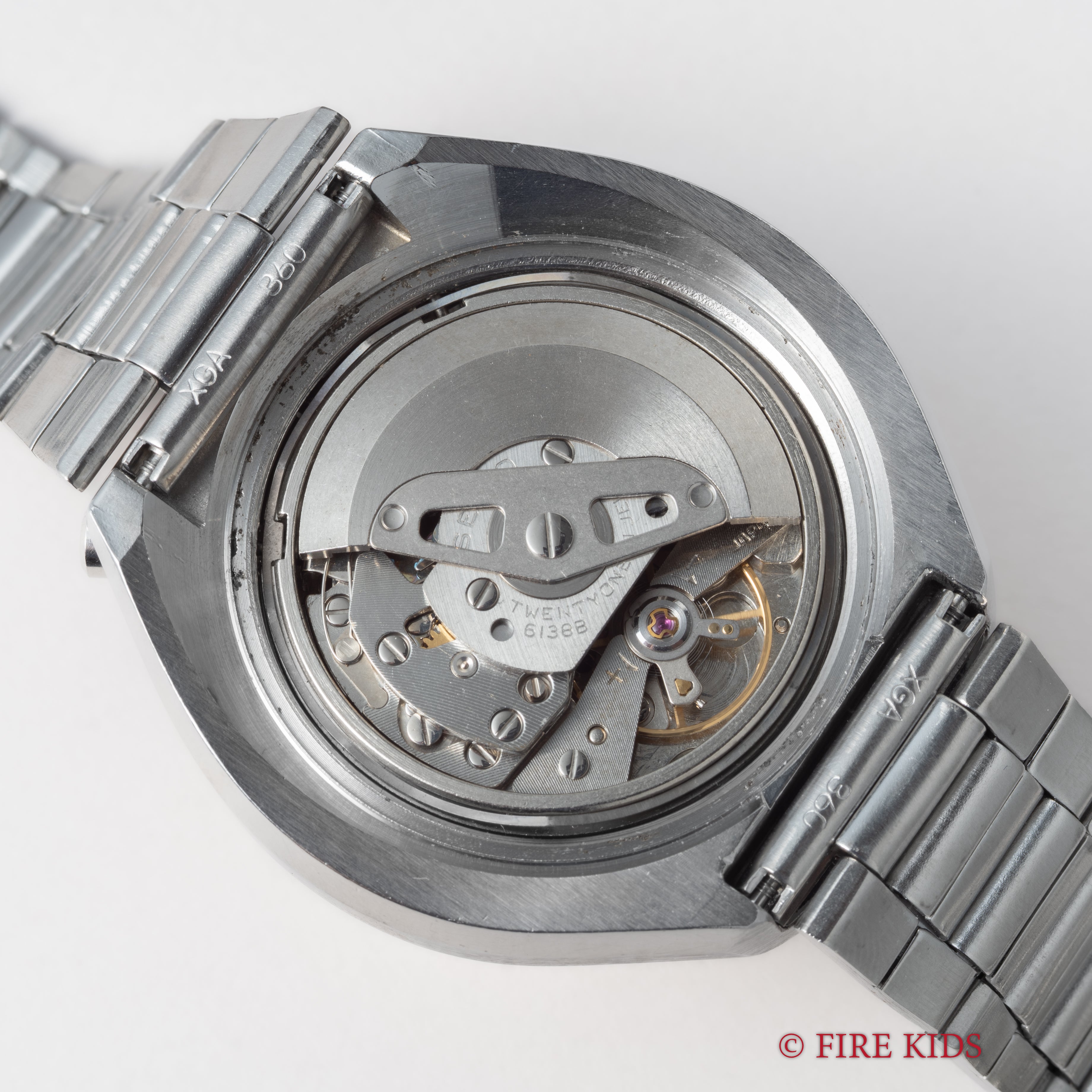 セイコー 1976年製 茶馬 Ref.6138-0040 5スポーツ スピードタイマー 純正ステンレスブレス