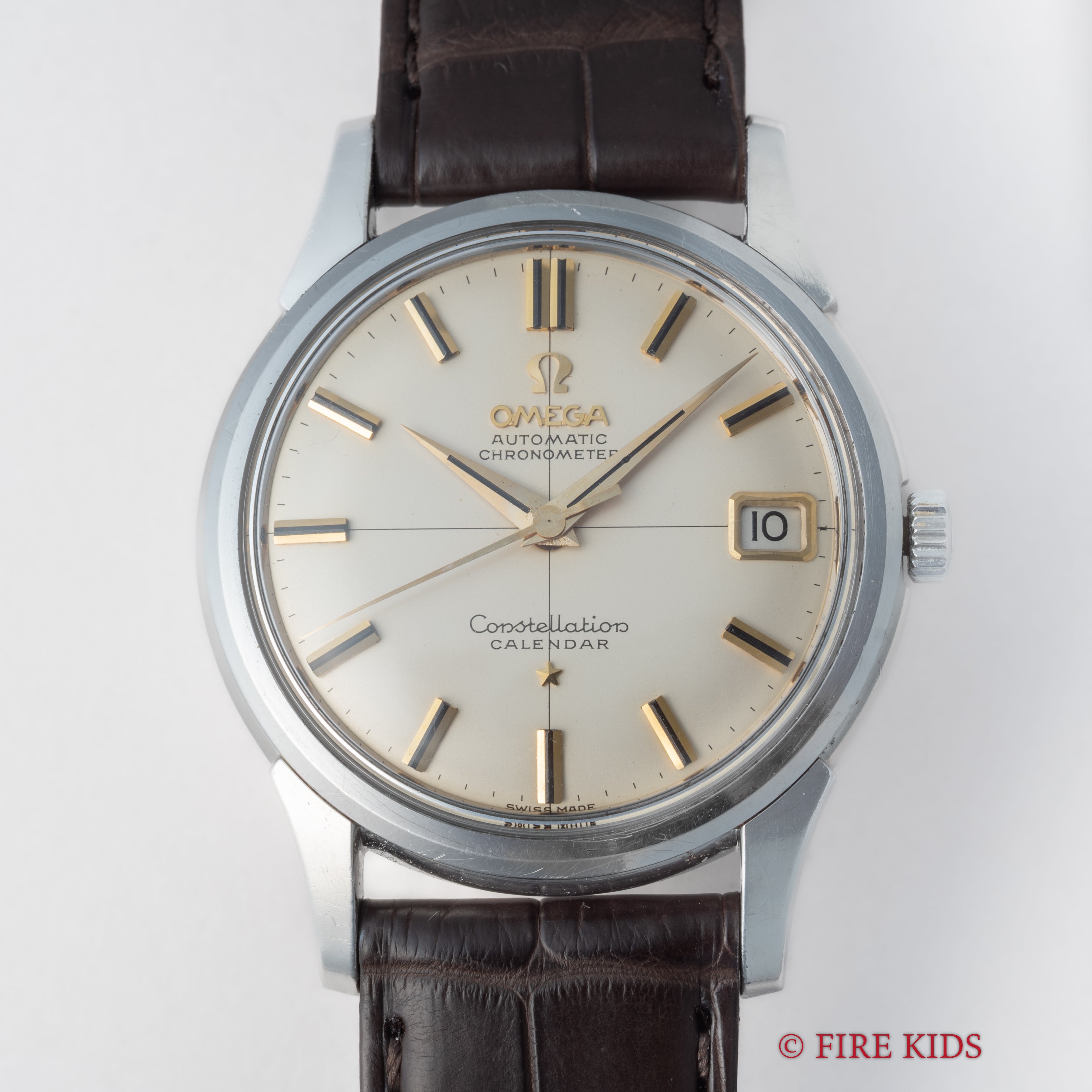 オメガ コンステレーション カレンダー クロスラインダイヤル 自動巻き 1959年製 Ref.14393 1SC Cal.561