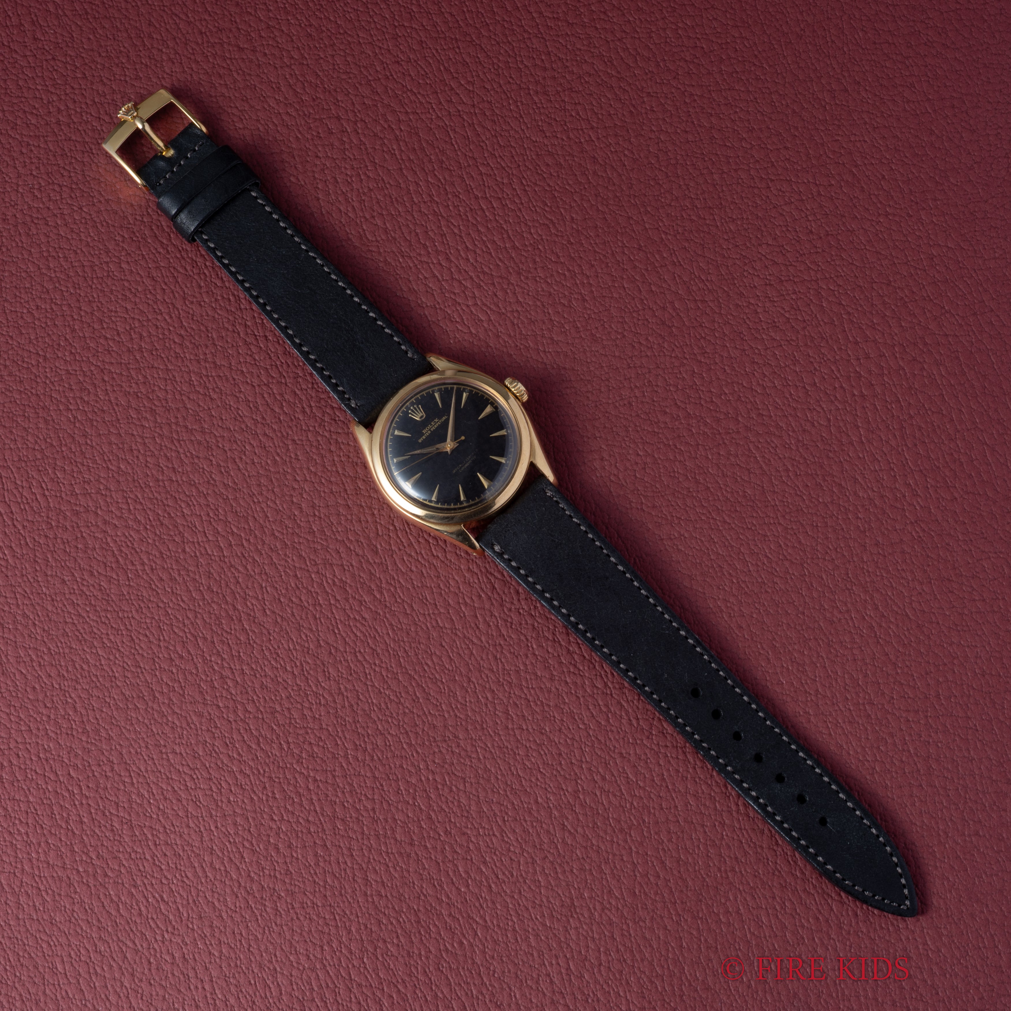 ロレックス Ref.6084 1953年製 セミバブルバック 18金イエローゴールド