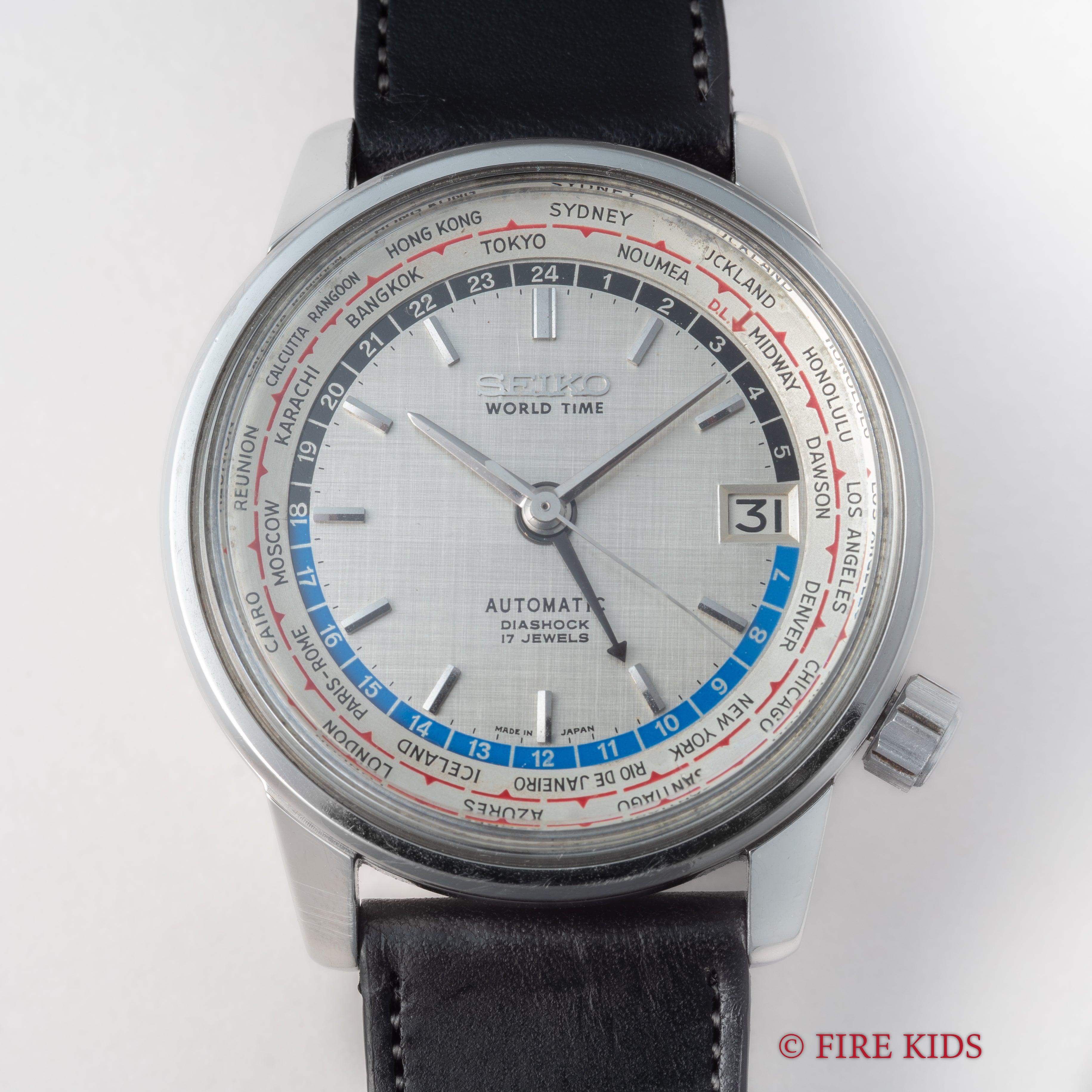 セイコー ワールドタイム 1964年製 Ref.6217-7000 聖火マーク 自動巻き