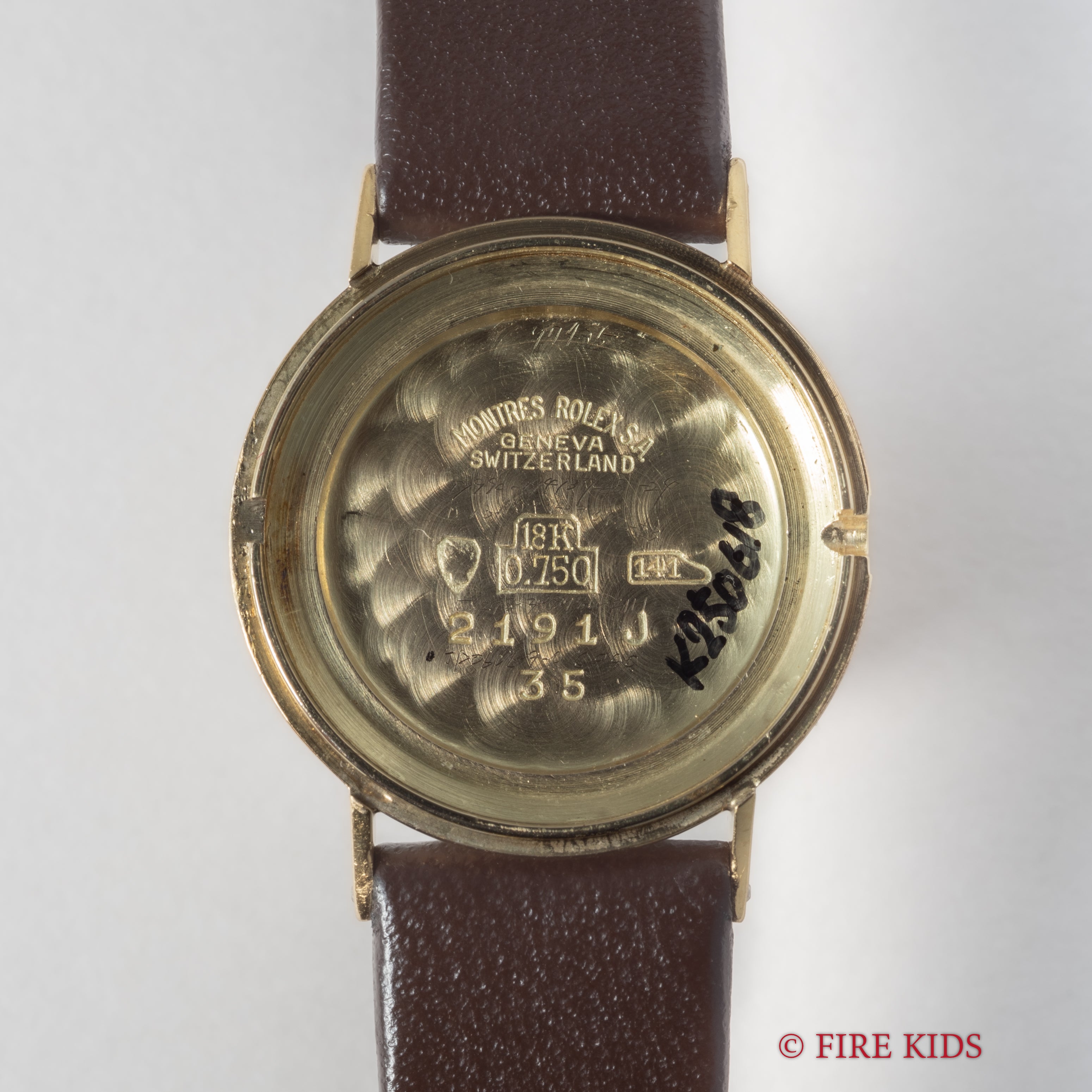 ロレックス レディースプレシジョン 1970年製（昭和45年製） Ref.2191 18金無垢イエローゴールド 手巻き