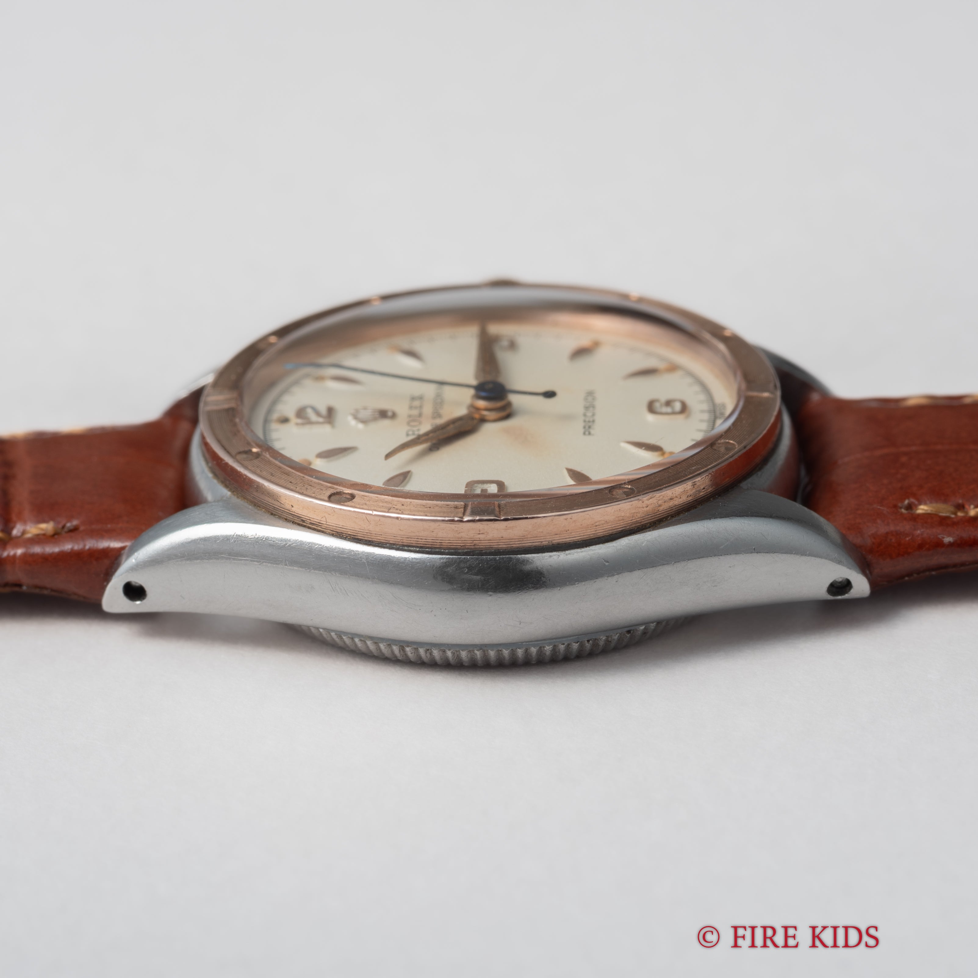 BULOVA ピンクゴールド ヴィンテージ時計 1940年代製 BULOVA / RECTANGULAR ”AMERICAN DECO” 1940'S - アンティーク