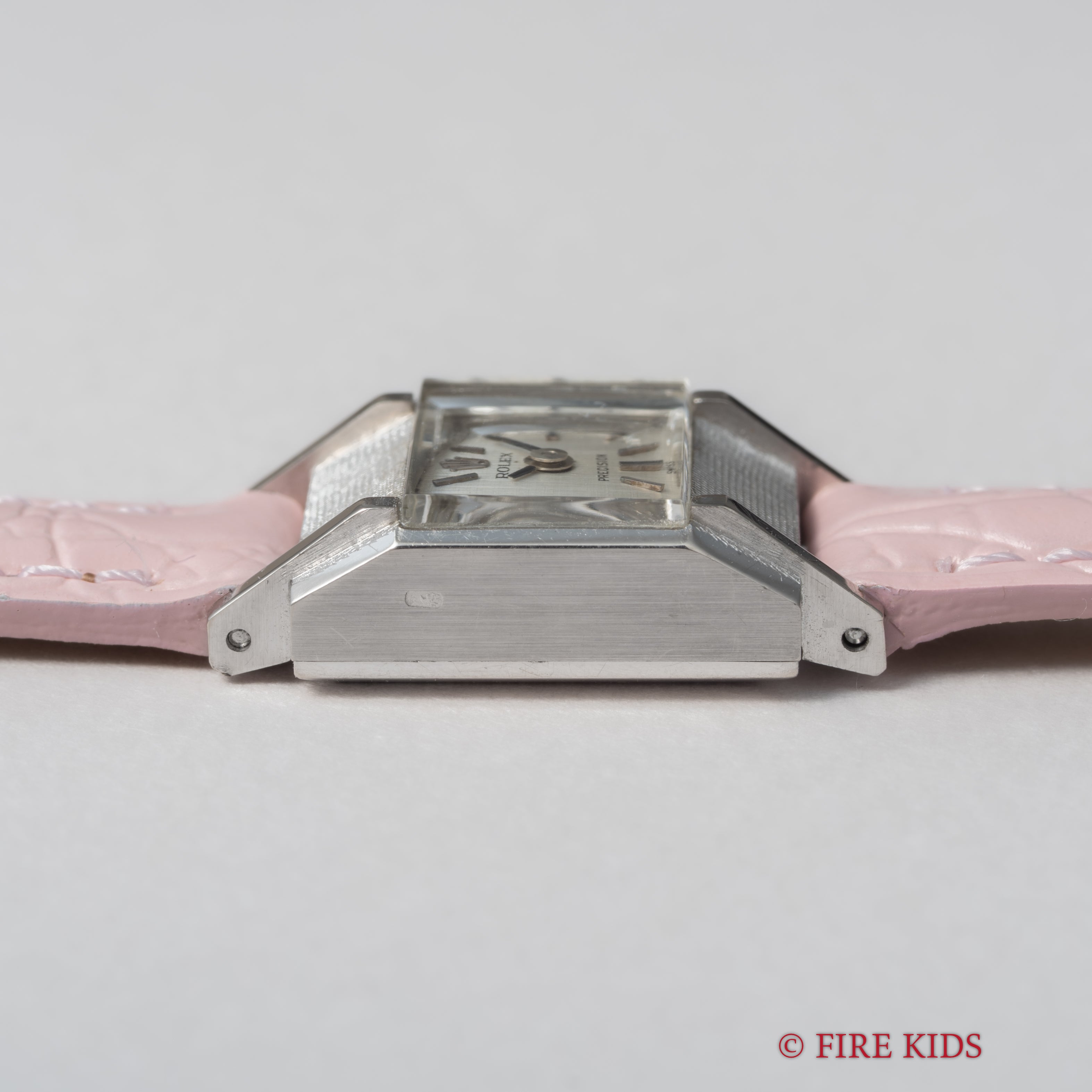 ロレックス レディース 1973年製 18金無垢ホワイトゴールドスクエア