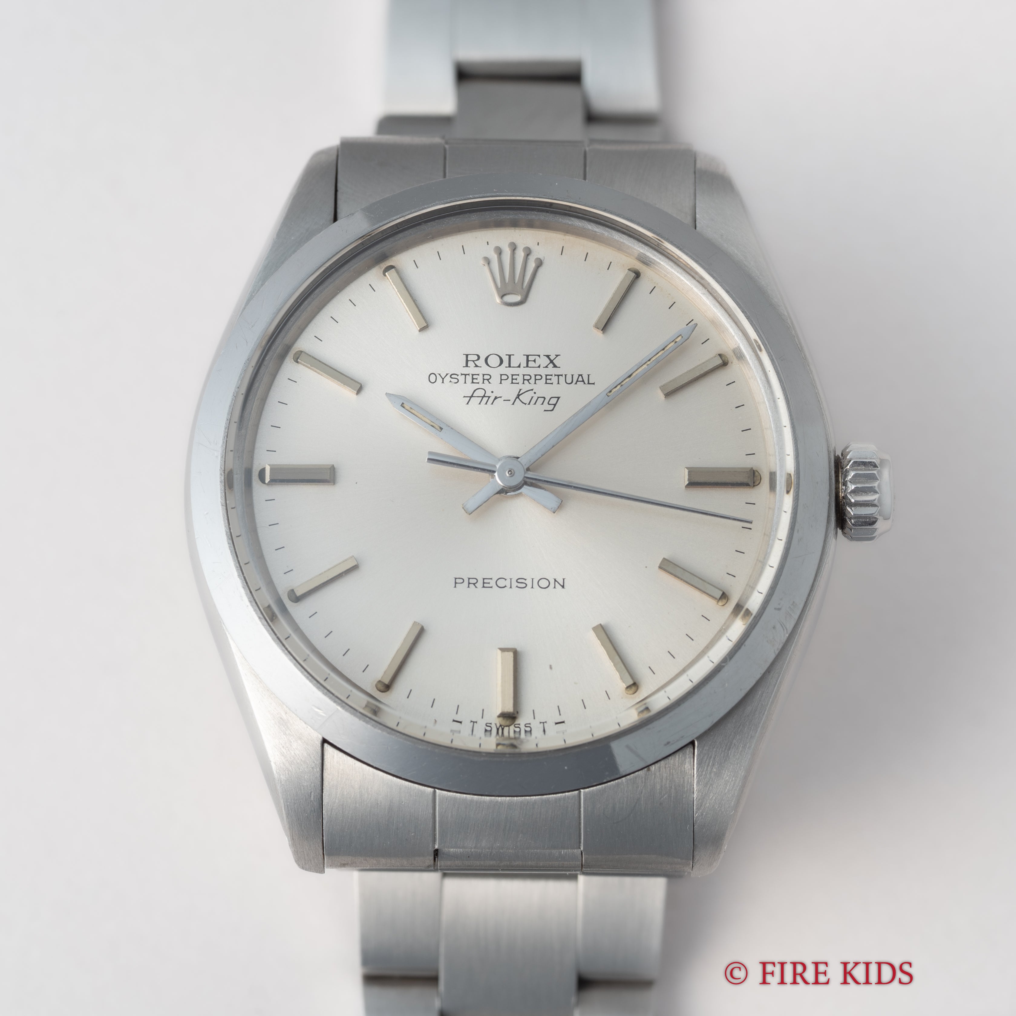 【高橋チェック済み】ロレックス エアキング 1982年製 シルバーダイヤル Ref.5500 自動巻ノンデイト