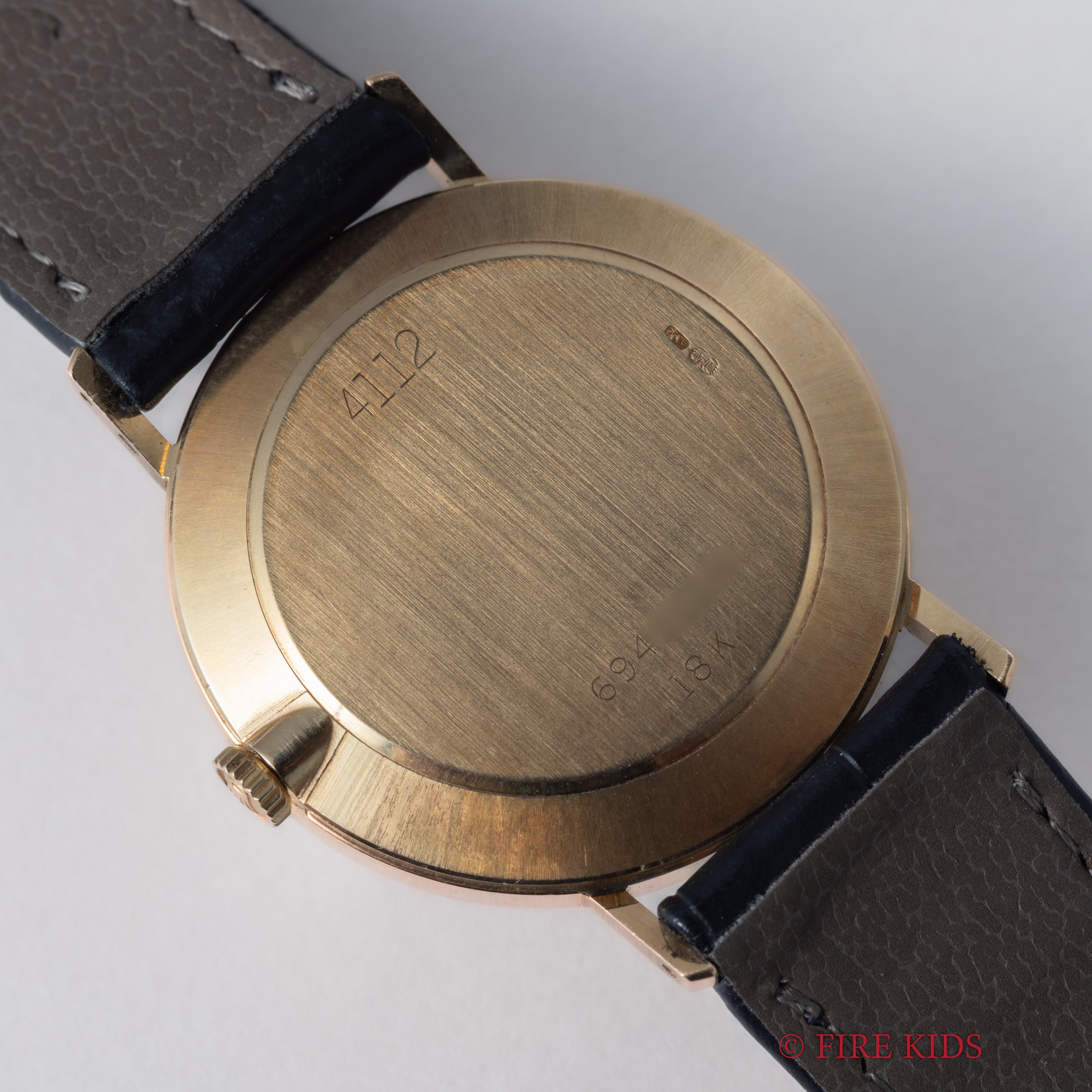 ロレックス チェリーニ 1981年製 ホワイトローマンダイヤル Ref.4112 18金無垢ラウンドケース
