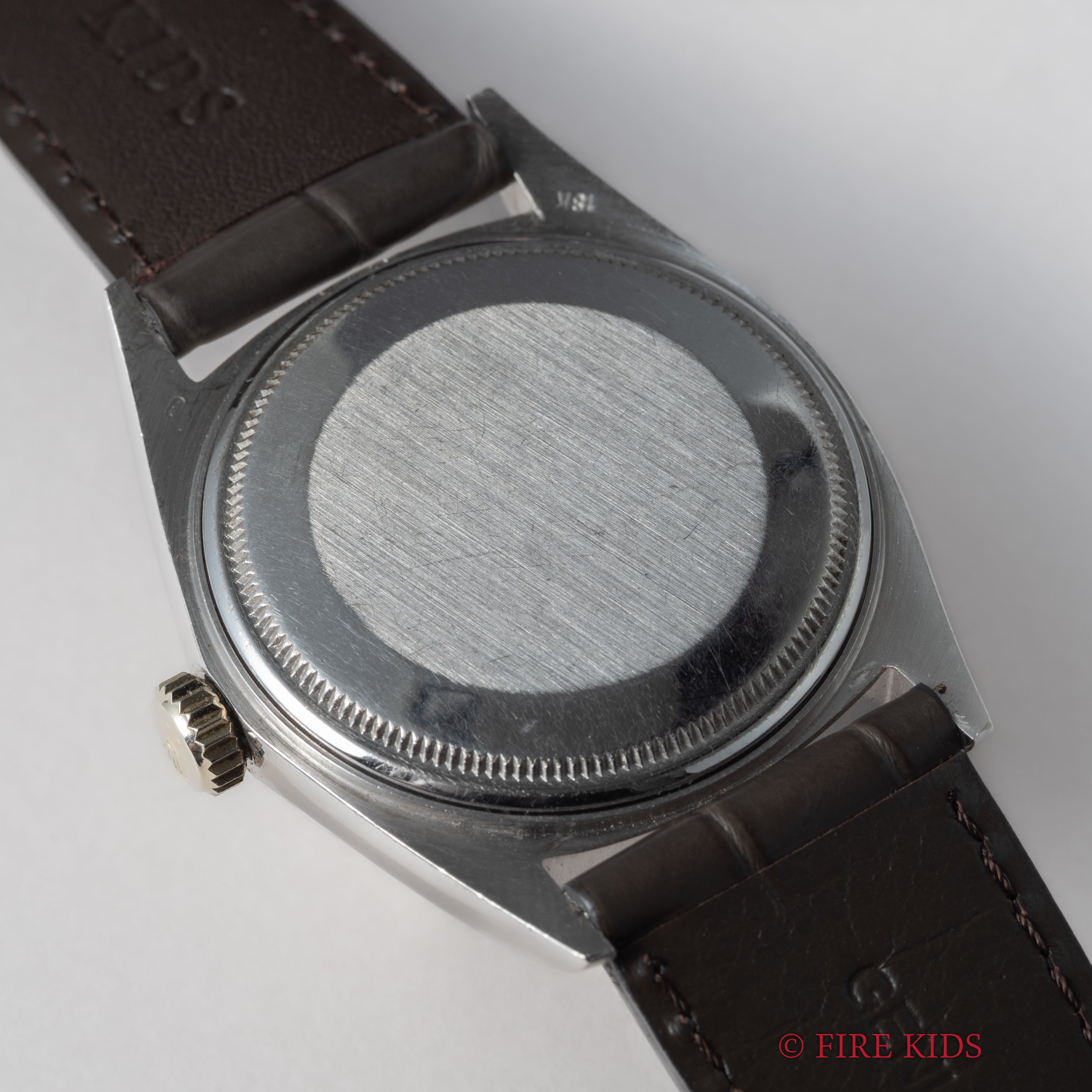 ロレックス デイデイト 18金無垢ホワイトゴールドバークベゼル 1968年製 Ref.1807