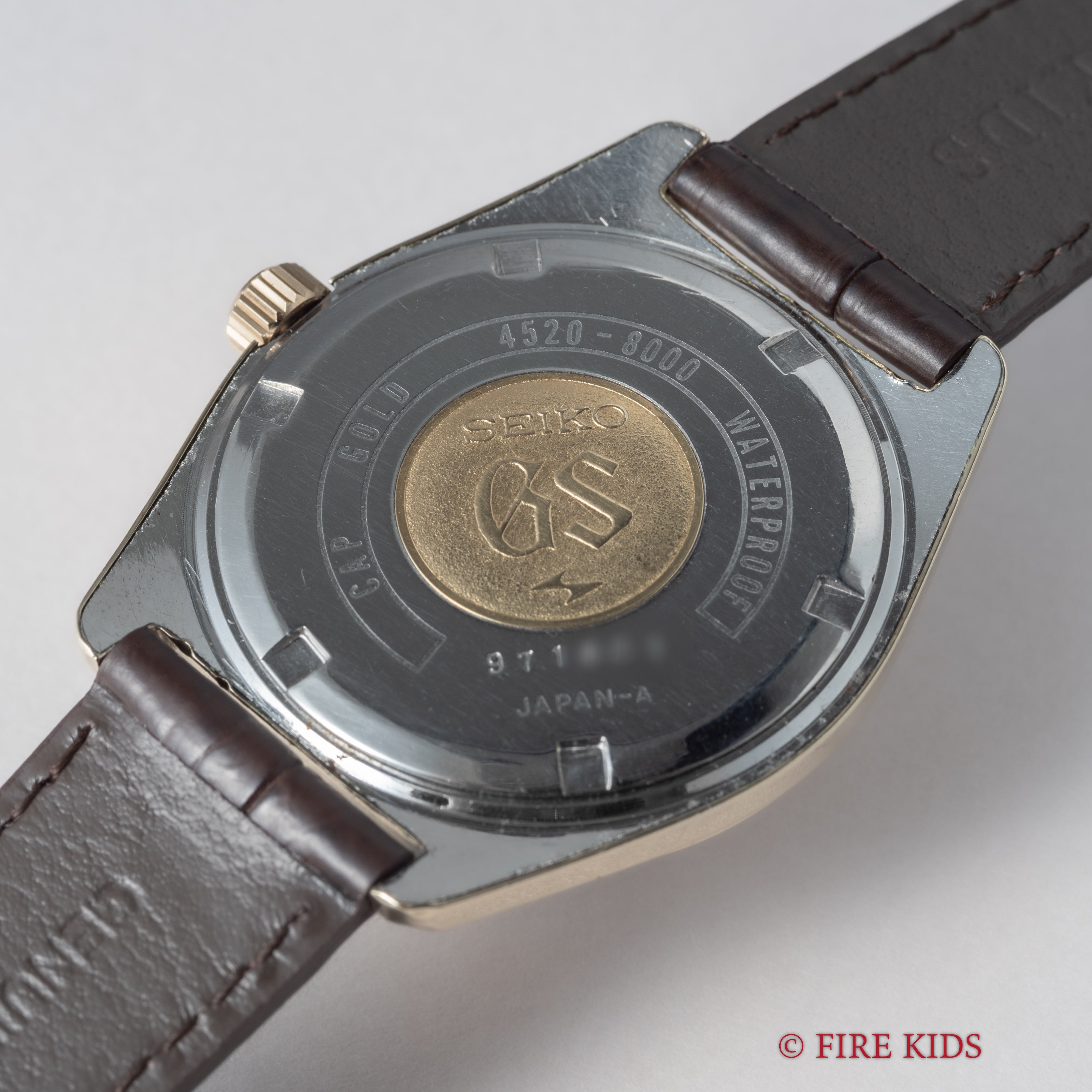 グランドセイコー 1969製 Ref.4520-8000 CAPゴールド 45GS 10振動 手巻き GS基準合格証明書付