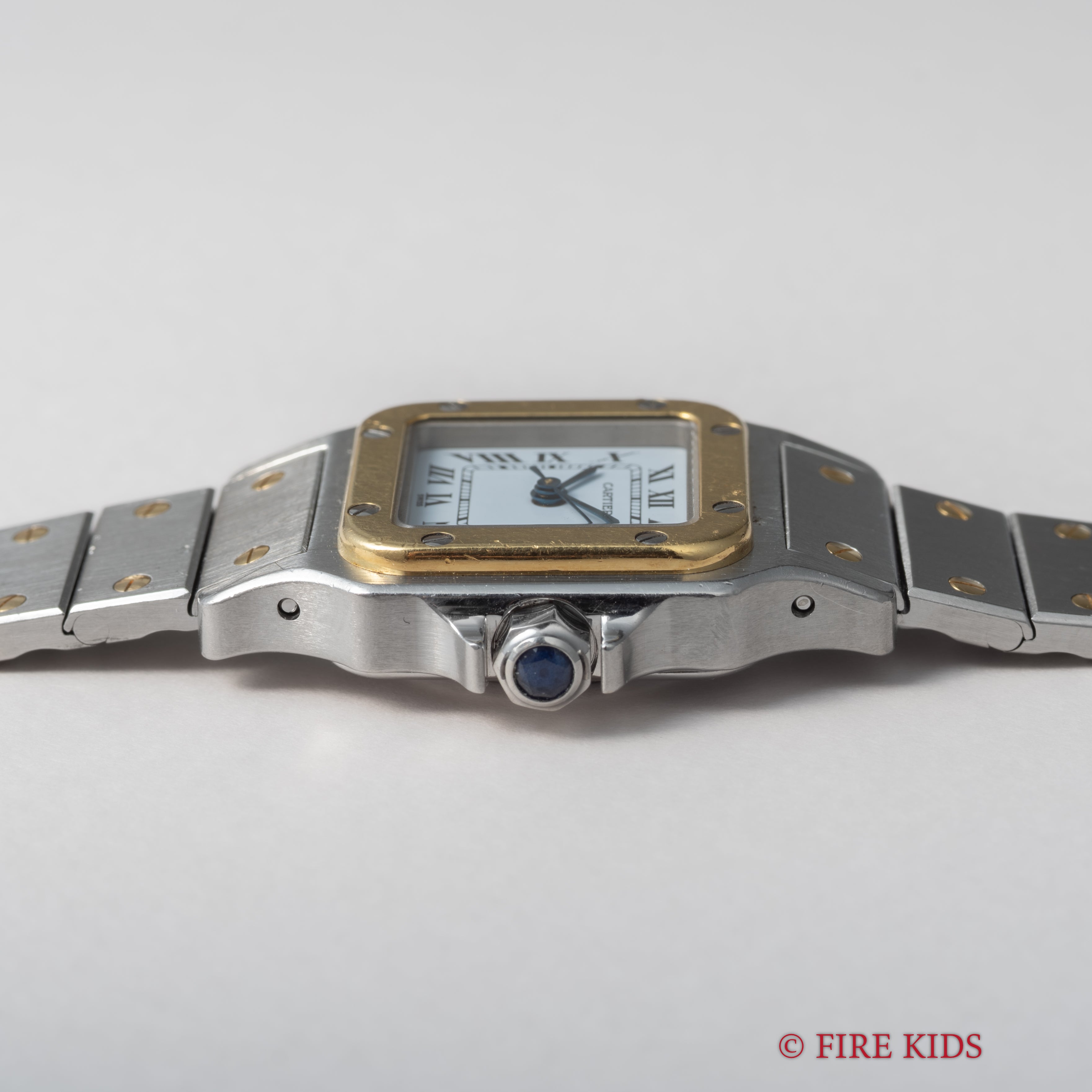 カルティエ サントス コンビ 1980年代製 Ref.0902 SMサイズ 自動巻き ギャラ付き