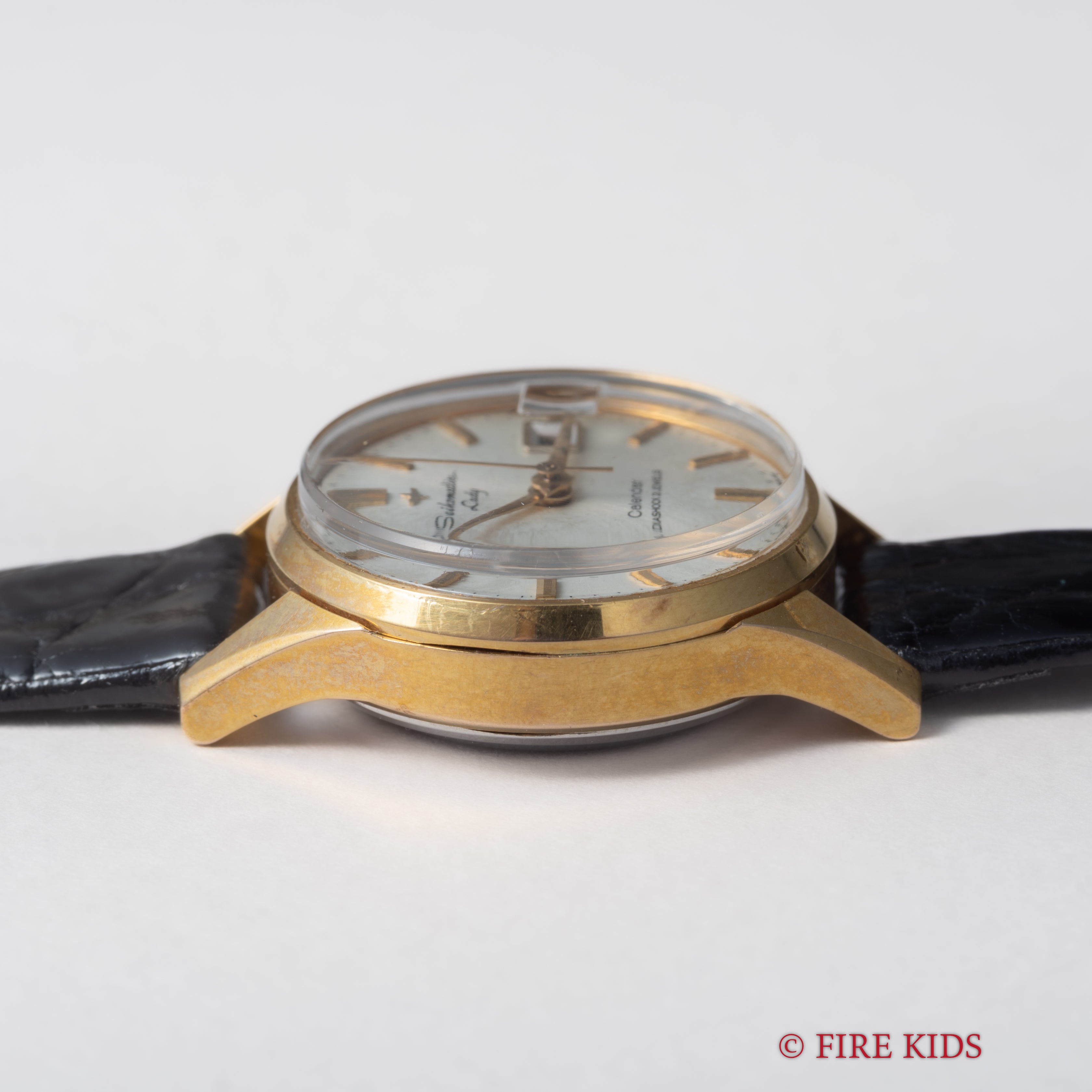 セイコー マチックレディ 1964年製 レディース 自動巻き 赤カレンダー 箱、タグ、純正尾錠付き