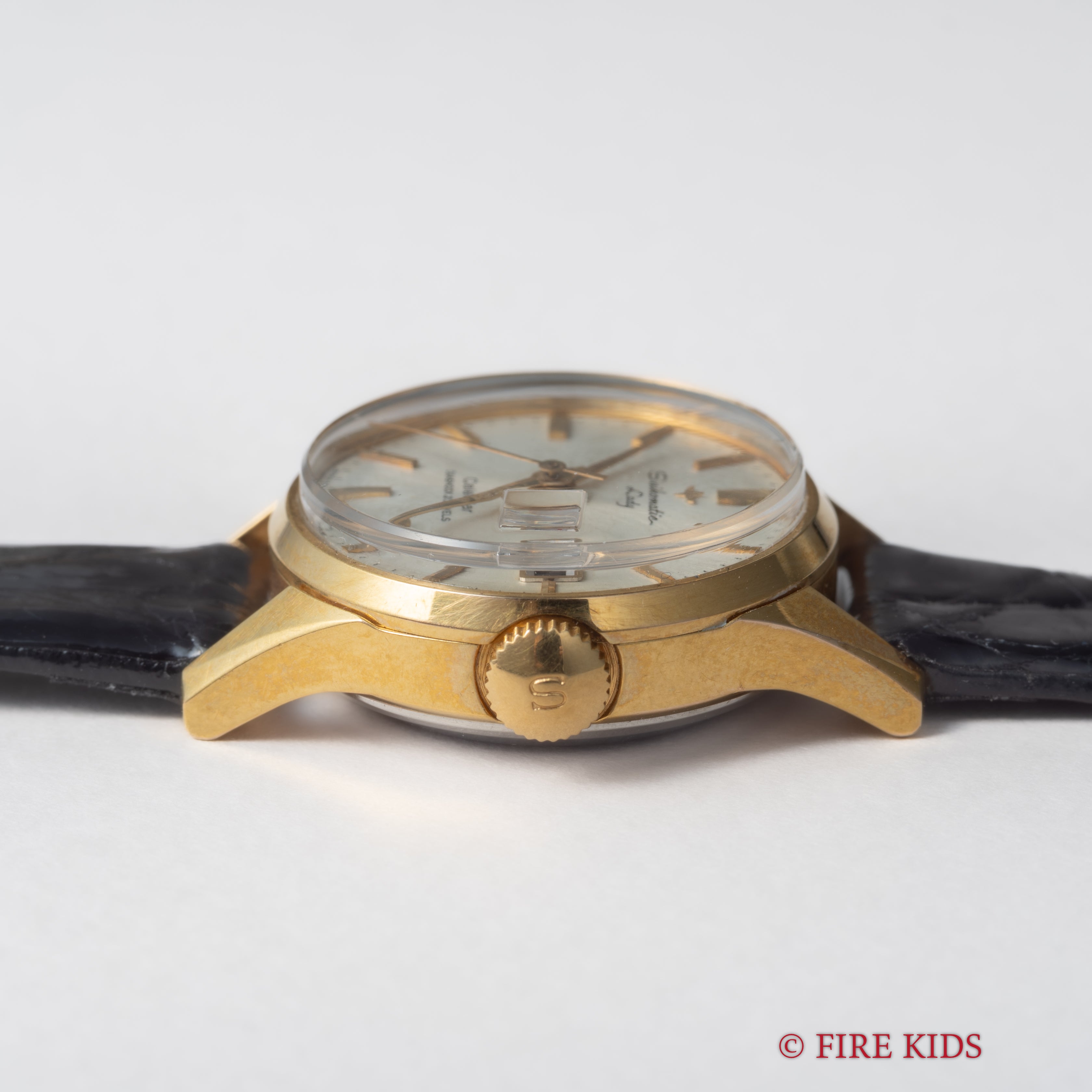 セイコー マチックレディ 1964年製 レディース 自動巻き 赤カレンダー 箱、タグ、純正尾錠付き