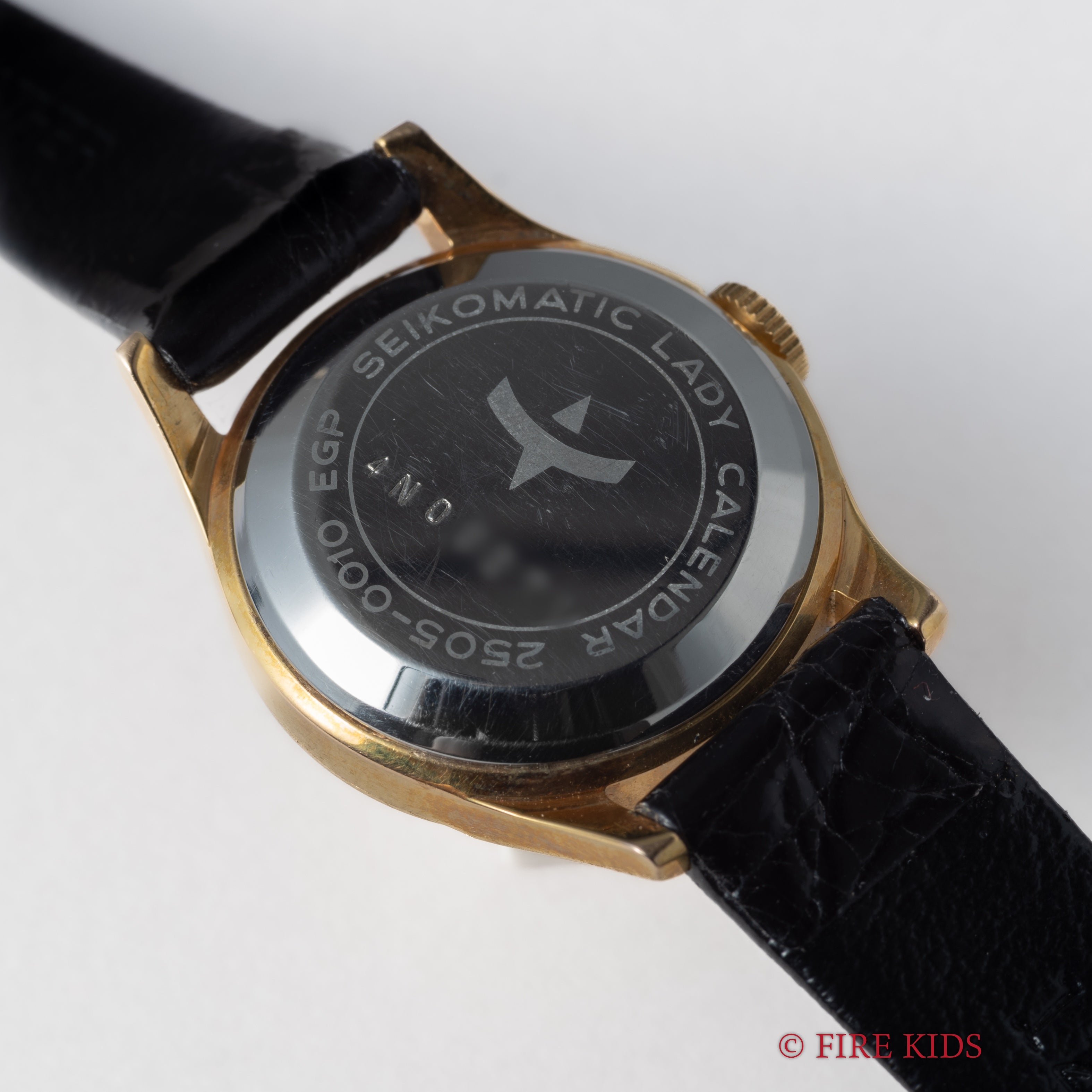 セイコー マチックレディ 1964年製 レディース 自動巻き 赤カレンダー 箱、タグ、純正尾錠付き