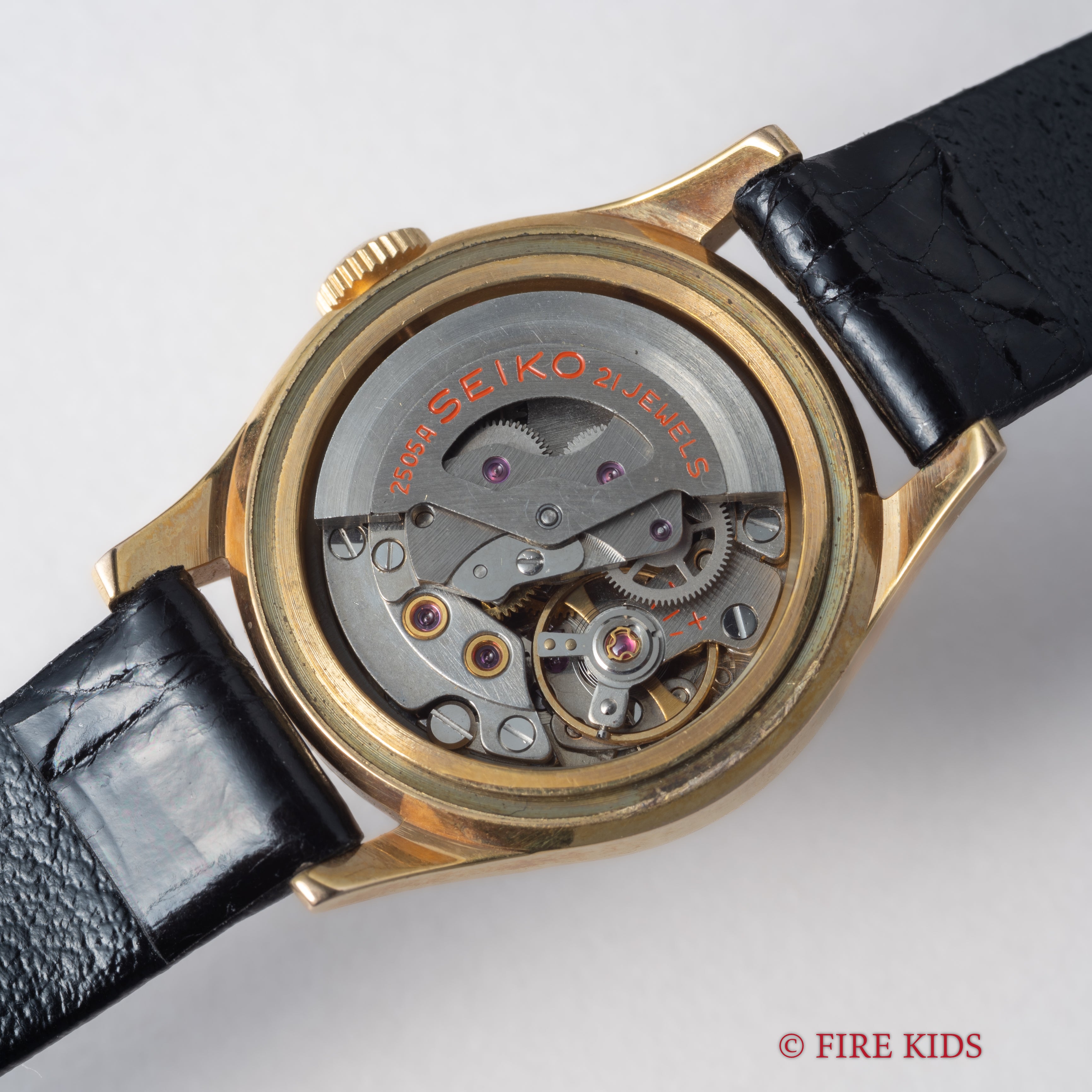 セイコー マチックレディ 1964年製 レディース 自動巻き 赤カレンダー 箱、タグ、純正尾錠付き