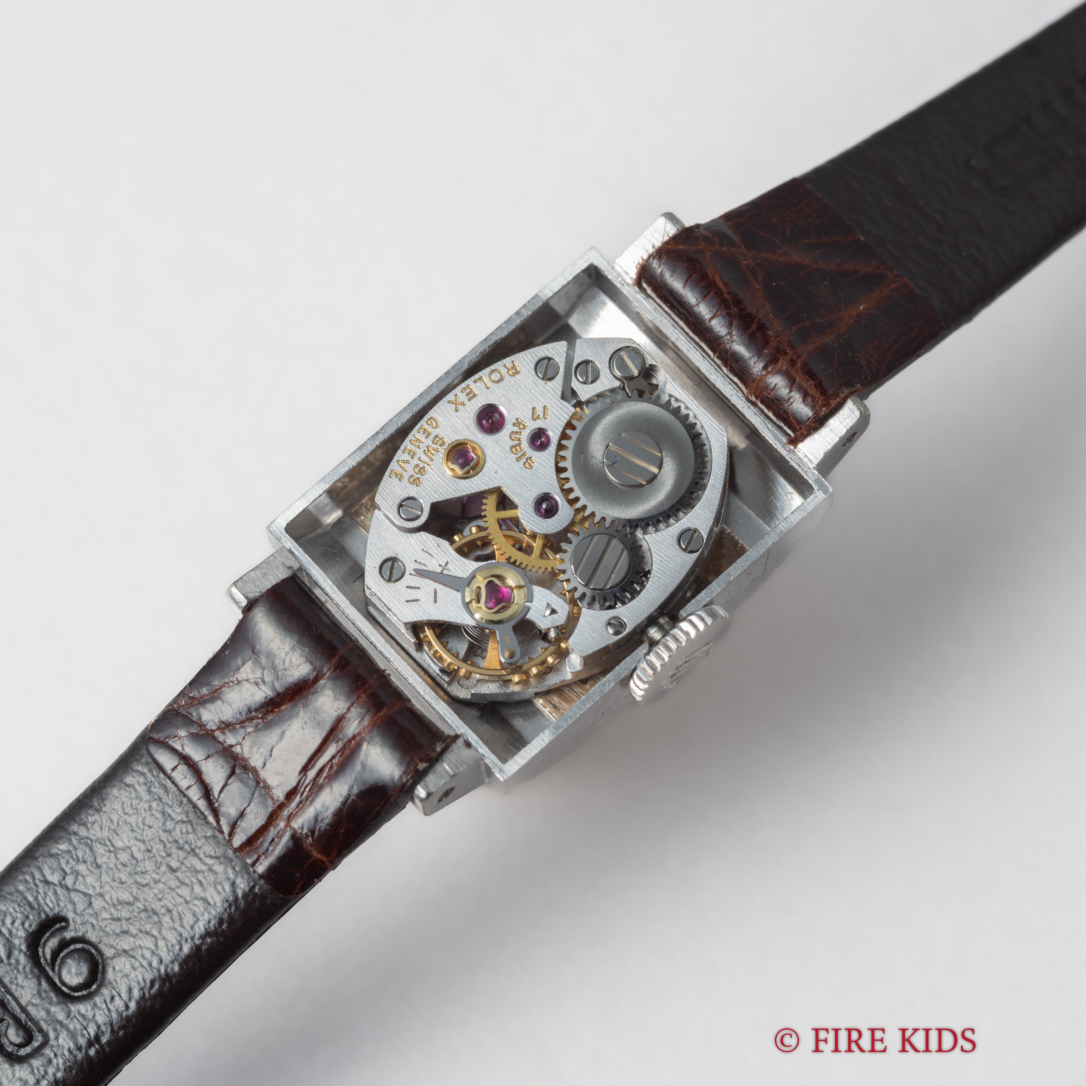 ロレックス レディース 手巻き スクエアケース 18金無垢 Ref.2158