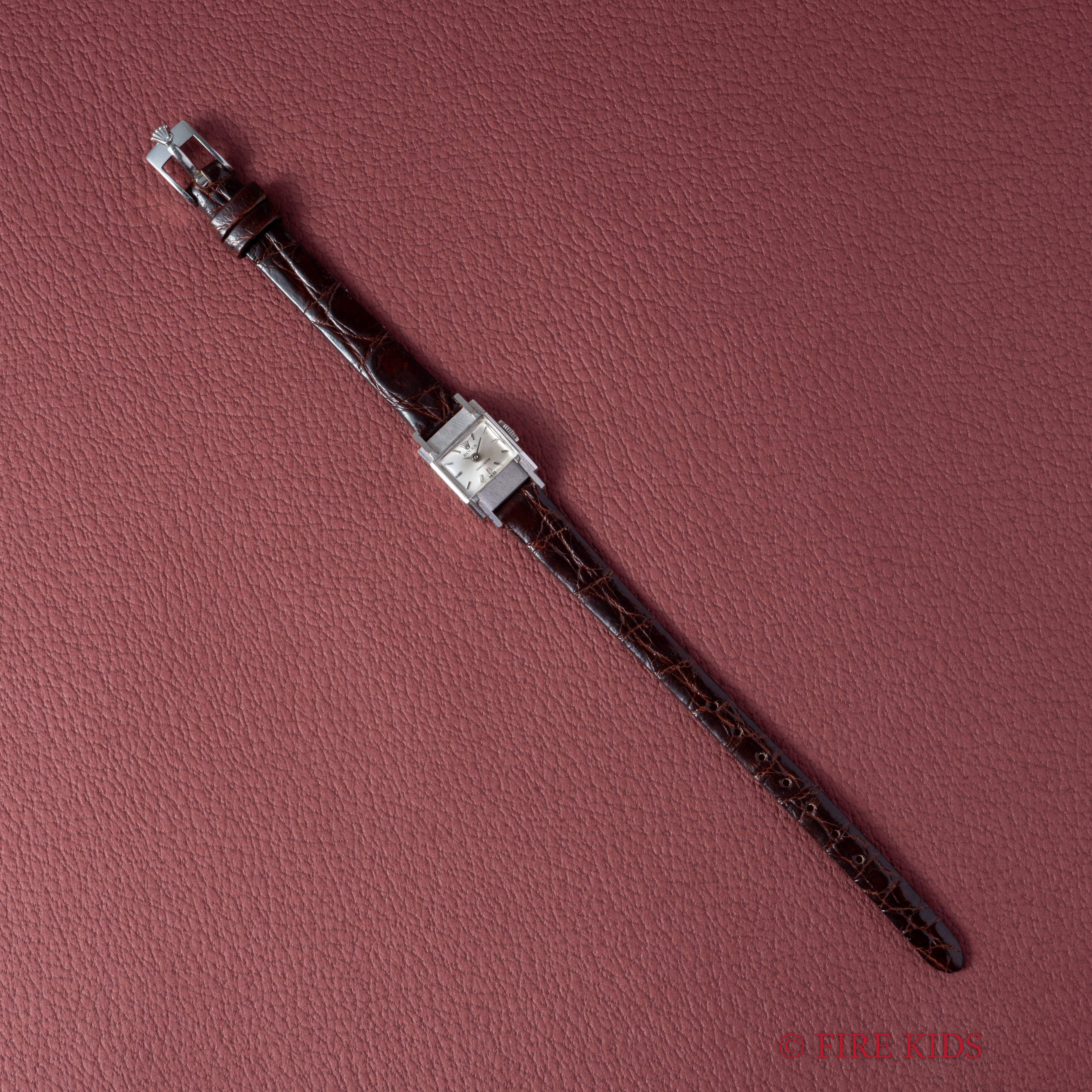 ロレックス レディース 手巻き スクエアケース 18金無垢 Ref.2158