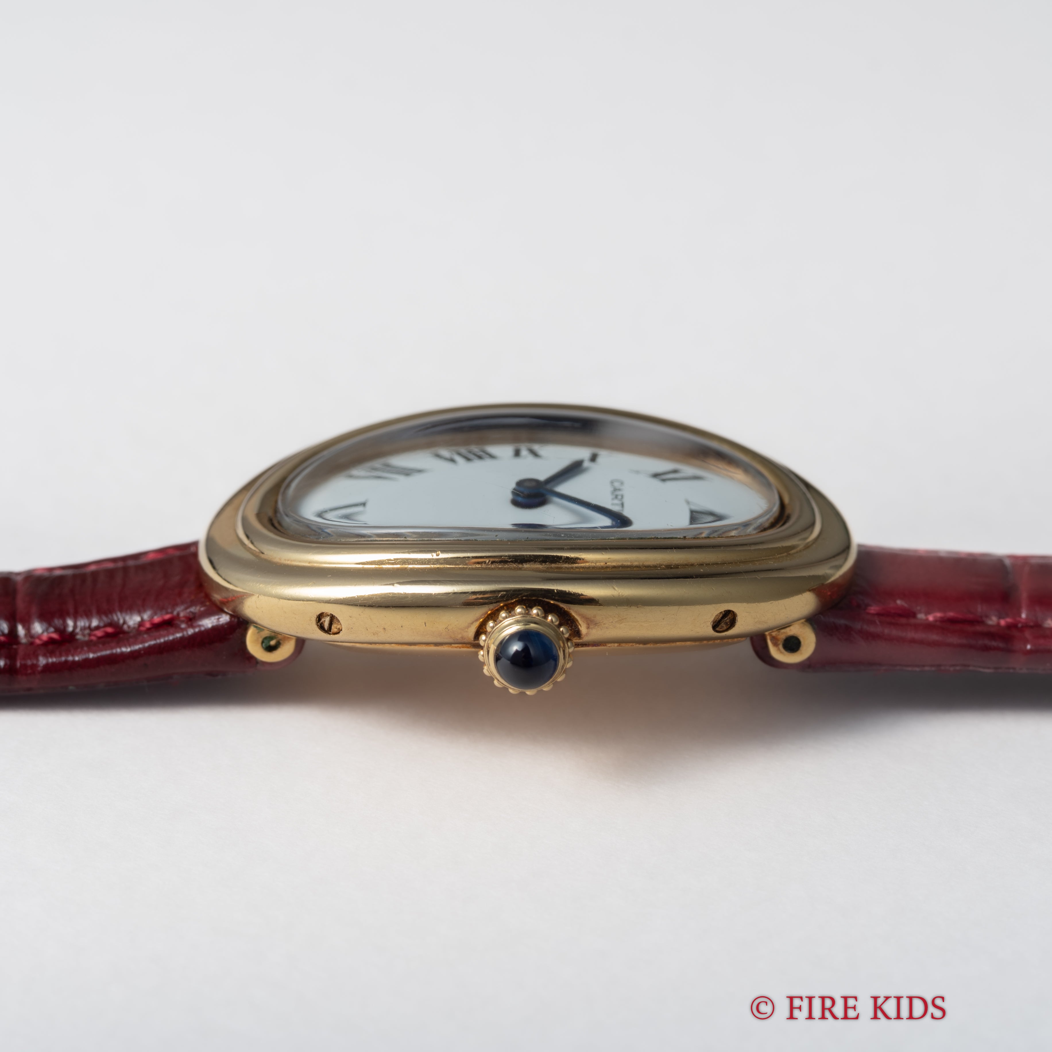 カルティエ 1980年代製 ベニュワール 手巻き Ref.78094 18金無垢イエローゴールド 純正金無垢尾錠付き