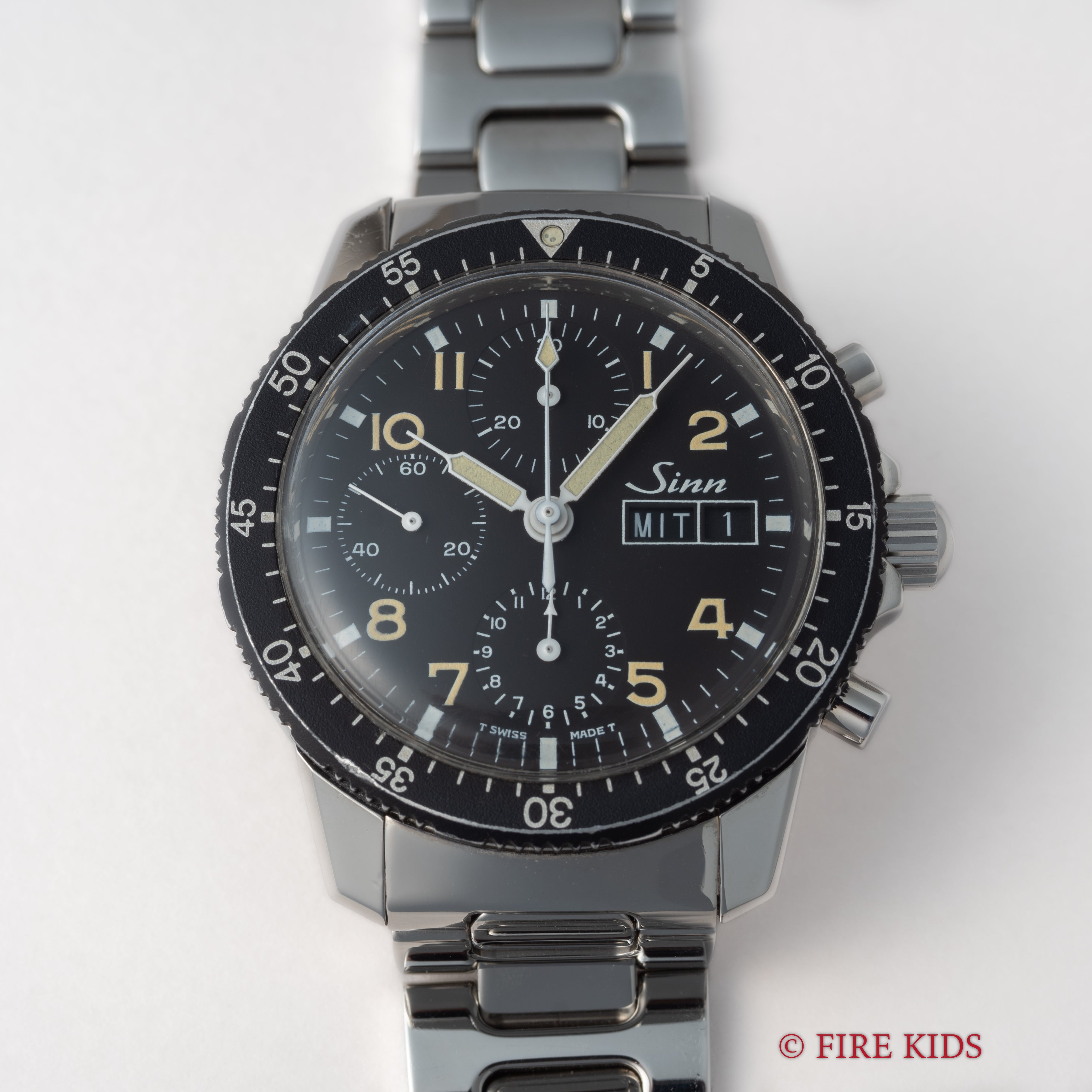 ジン クロノグラフ 手巻き 1990年代製 Ref.103 パイロットクロノグラフ