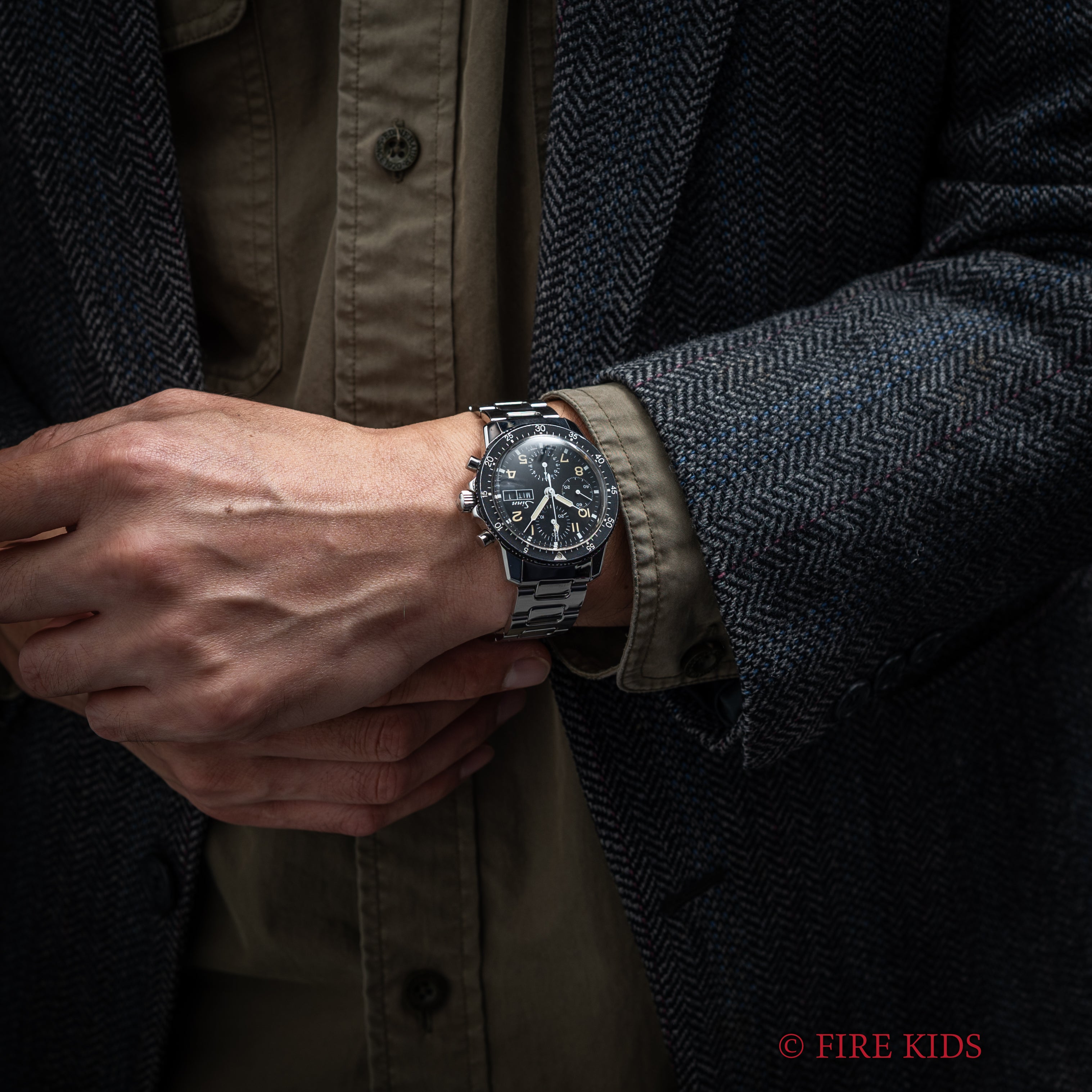 ジン クロノグラフ 手巻き 1990年代製 Ref.103 パイロットクロノグラフ