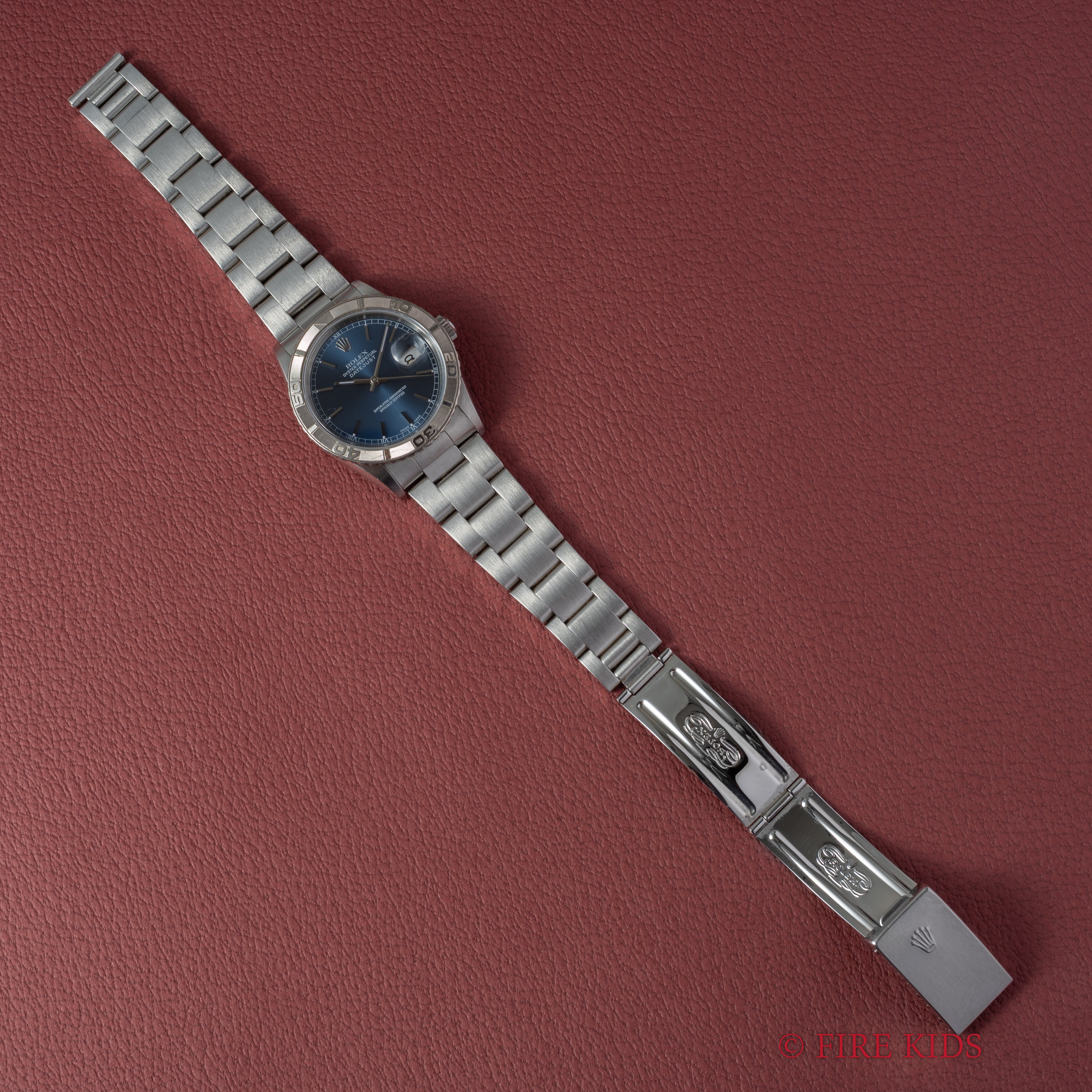 ロレックス サンダーバード 1997年製 Ref.16264 ブルーダイヤル 3連オイスターブレス