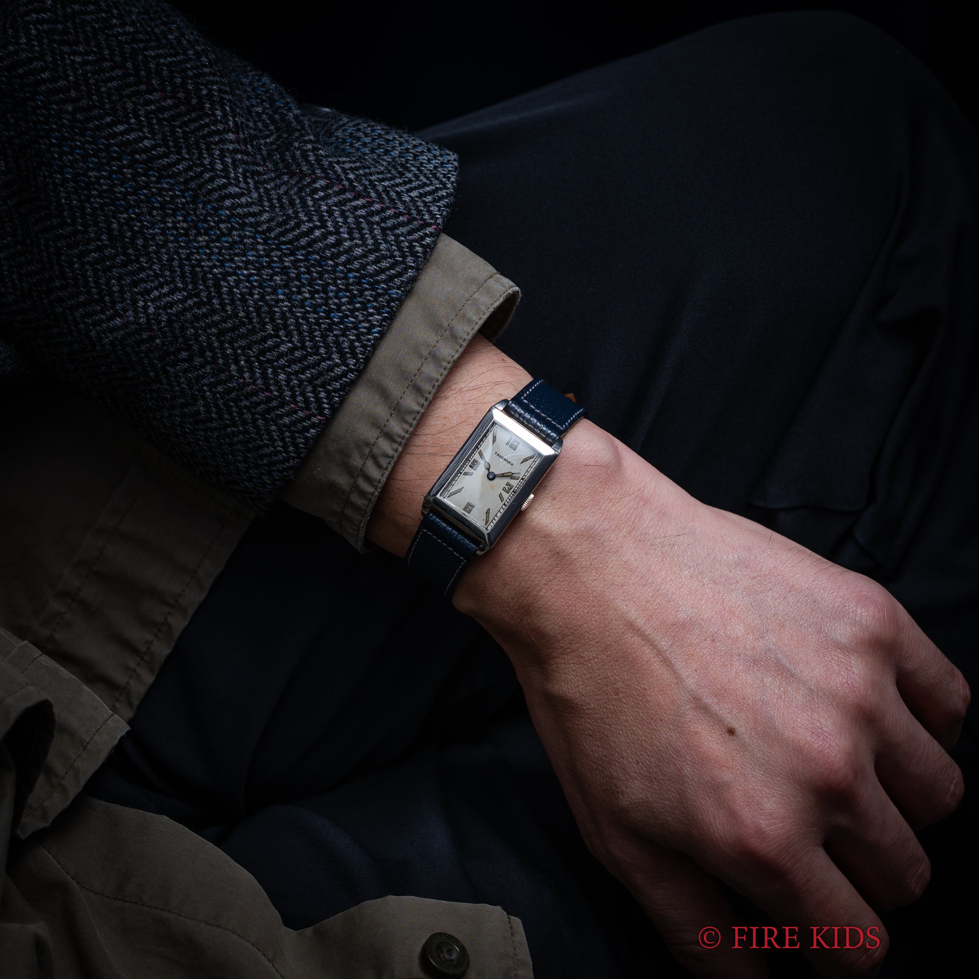 タバン レクタンギュラー 1930年代製 手巻角型 Cal.068 アールデコ