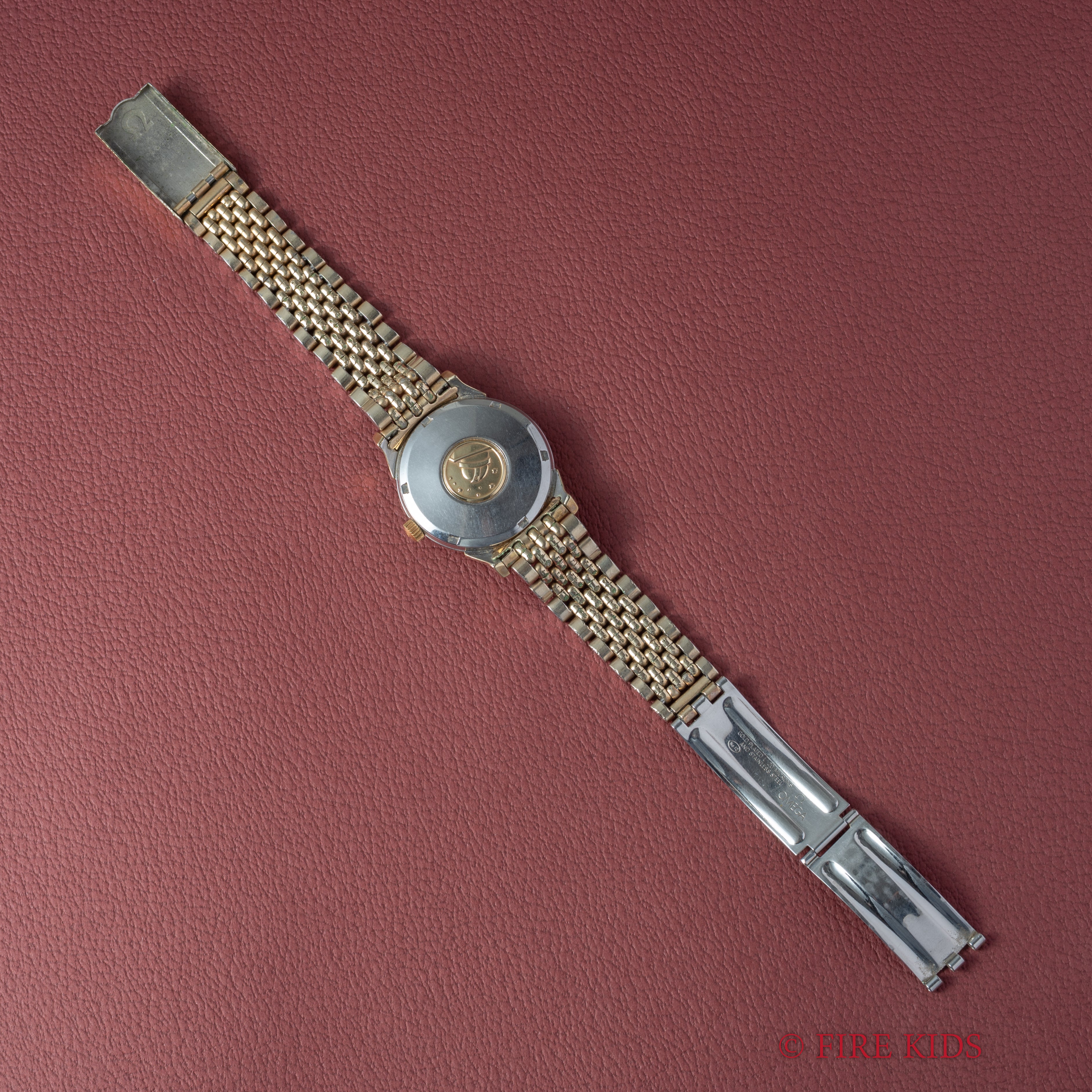 オメガ コンステレーション ラウンドケース トップゴールド 自動巻き 1966年製 Ref.168.005 純正ブレス付き