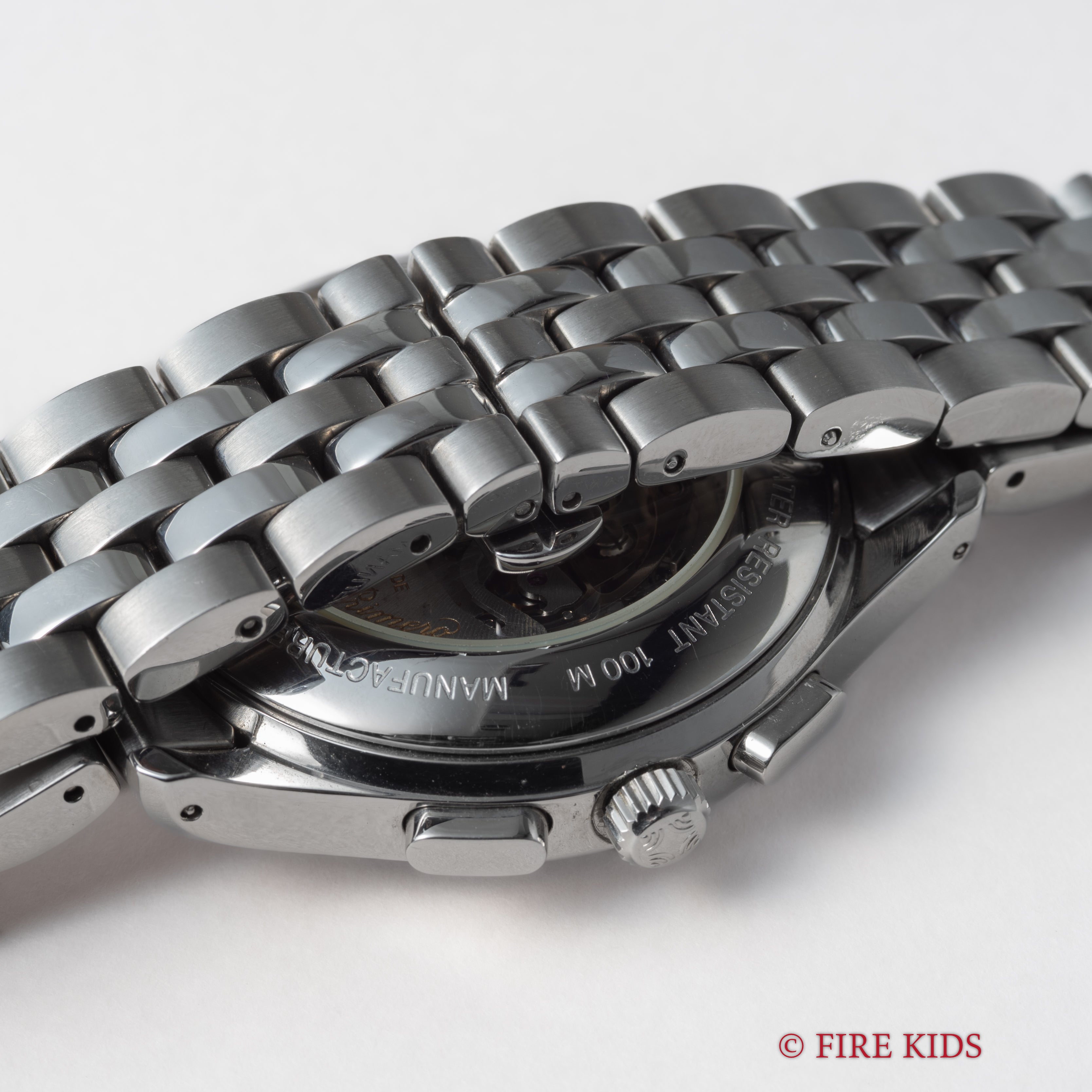 ゼニス クラス エル・プリメロ 1990年代製 自動巻クロノグラフ 裏スケルトン 純正ブレス