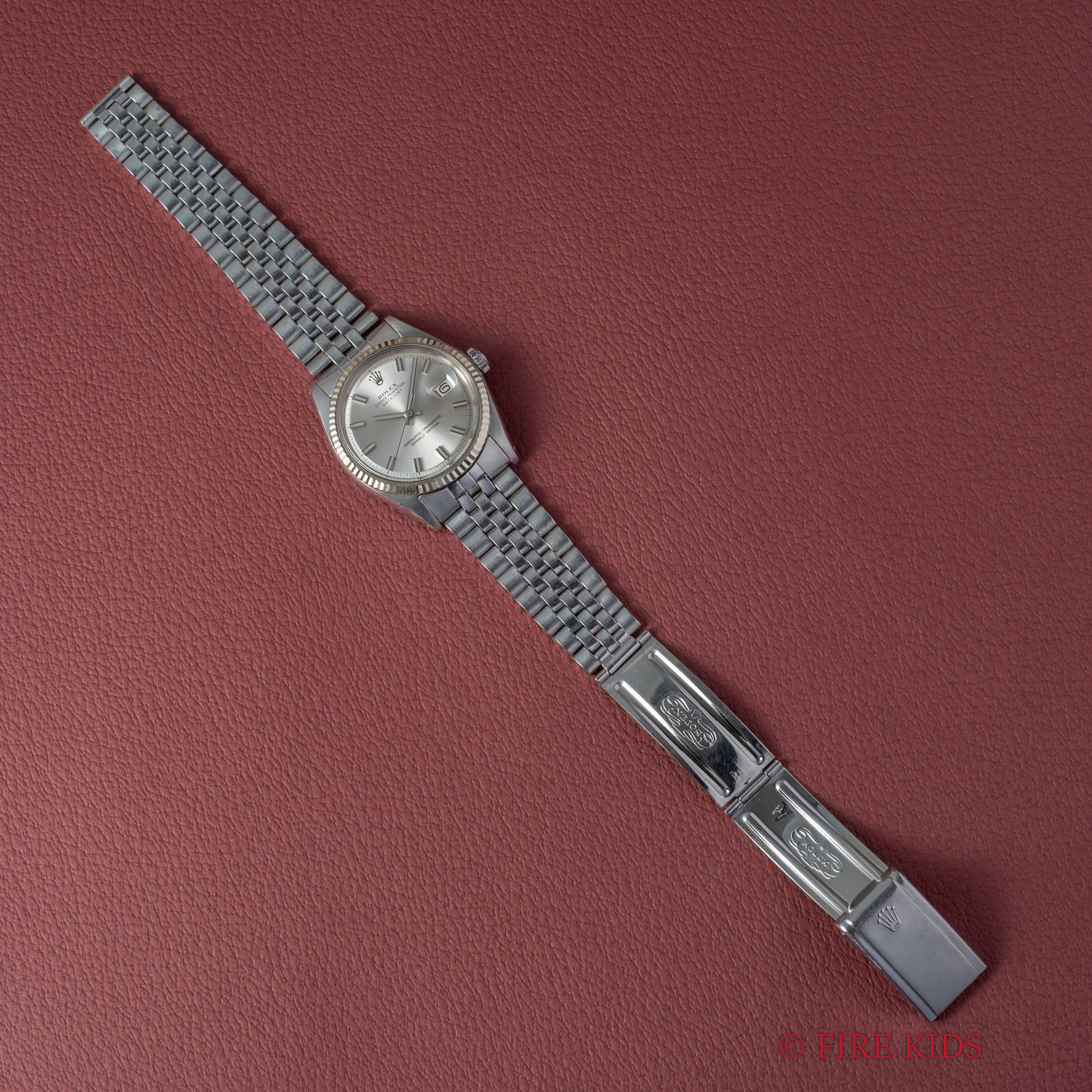 ロレックス デイトジャスト 1970年製(昭和45年製）Ref.1601ワイドボーイ 自動巻き Cal.1570 純正ブレス