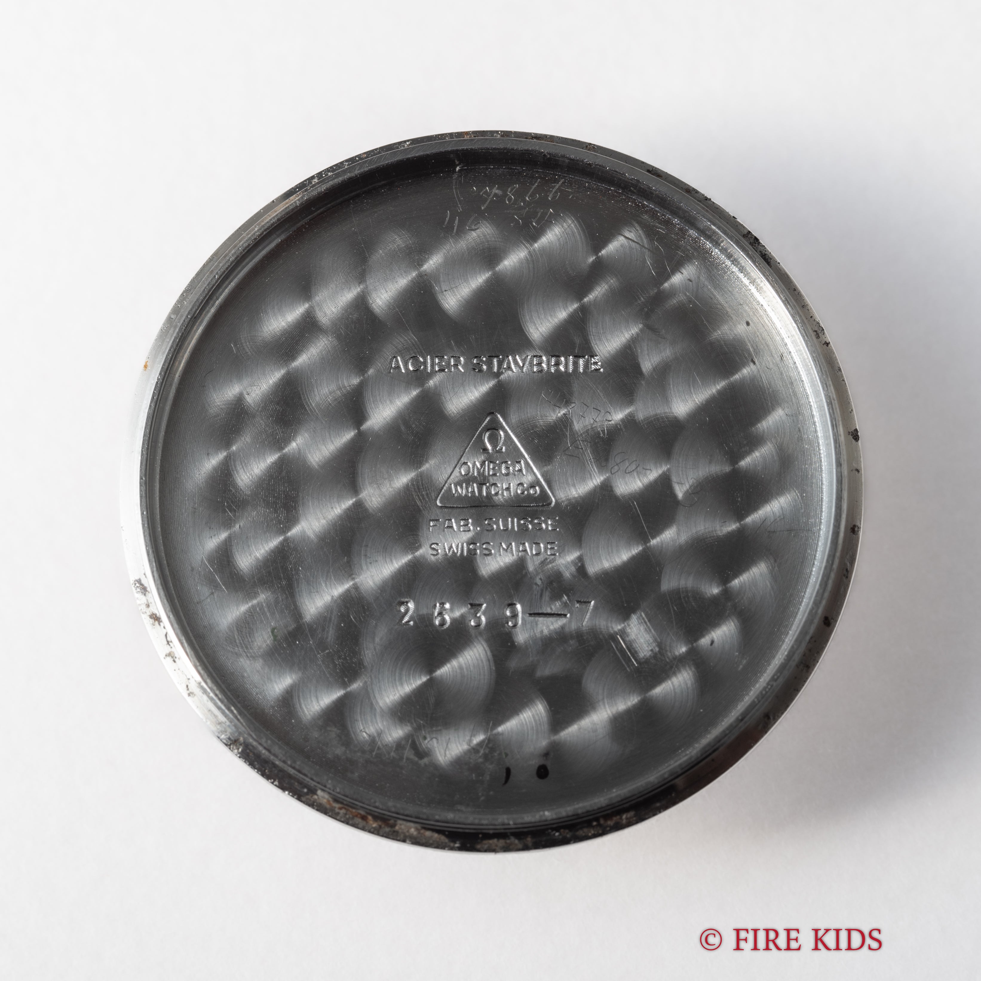 オメガ シーマスター 30mmキャリバー 1952年製 ギョウシェダイヤル Cal.265 スモールセコンド 手巻き