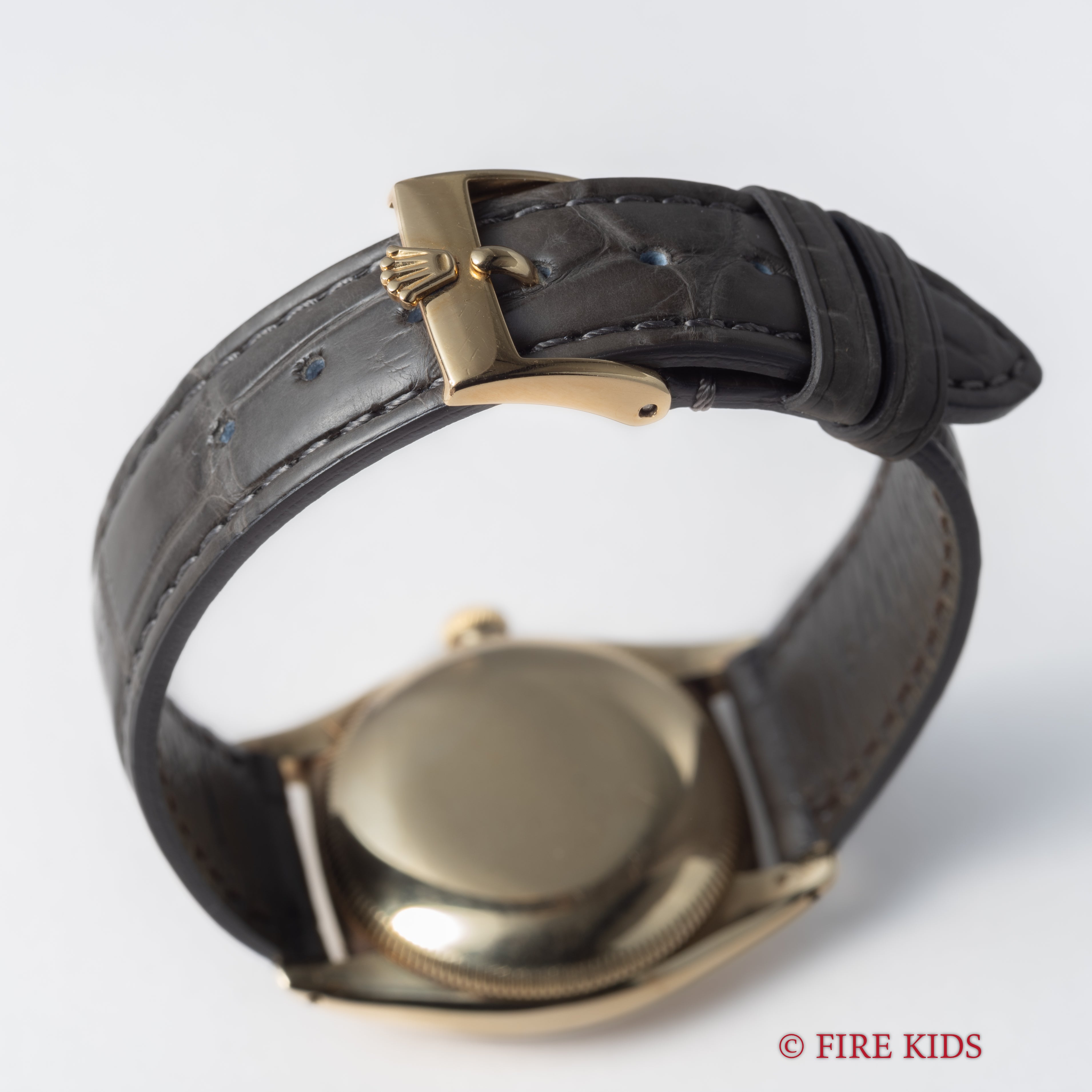 ロレックス 14金無垢バブルバック 1946年製 Ref.3131 オリジナルダイヤル 18金無垢尾錠