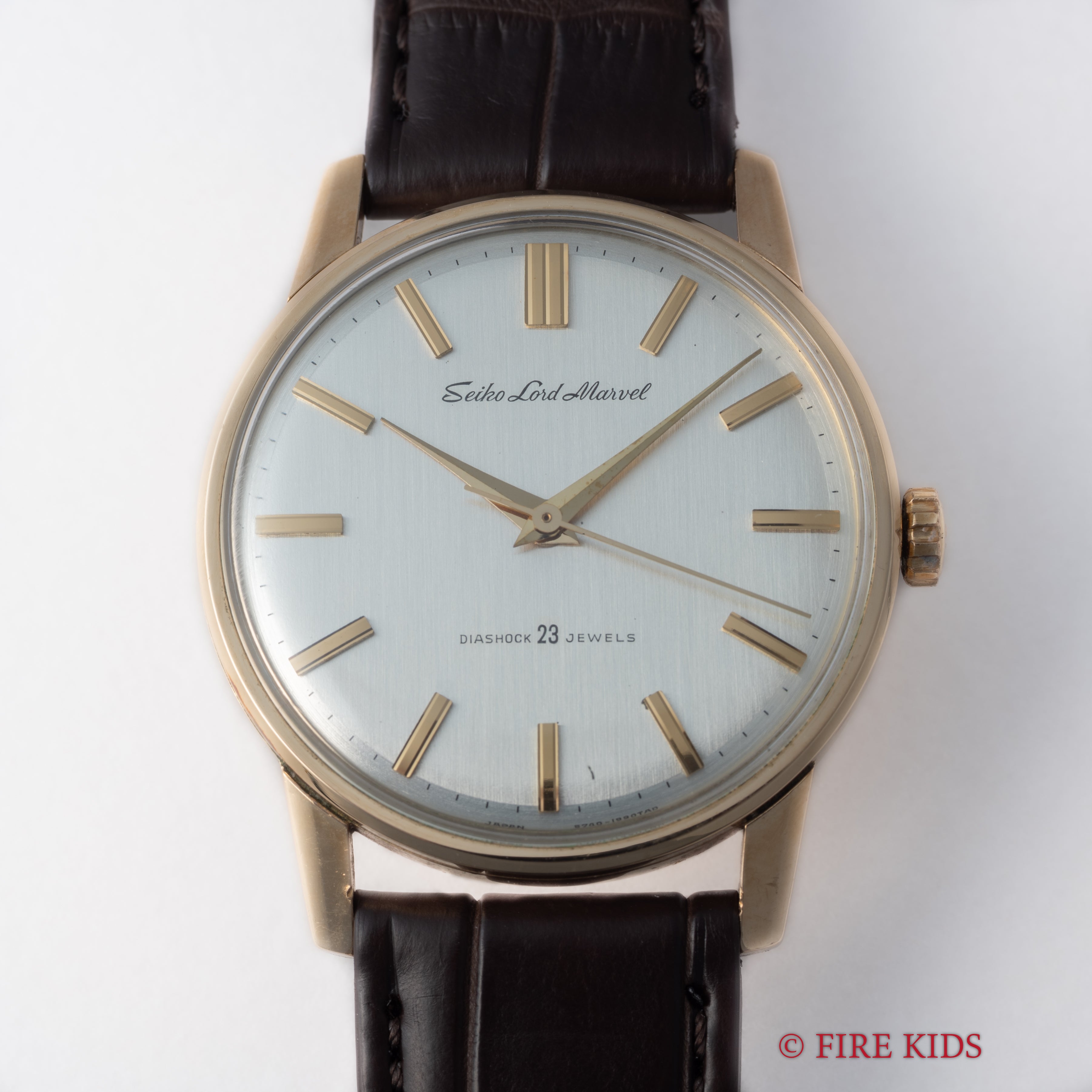 セイコー ロードマーベル 1965年製 23石ロービート手巻 Ref.5740-1990 AGFケース