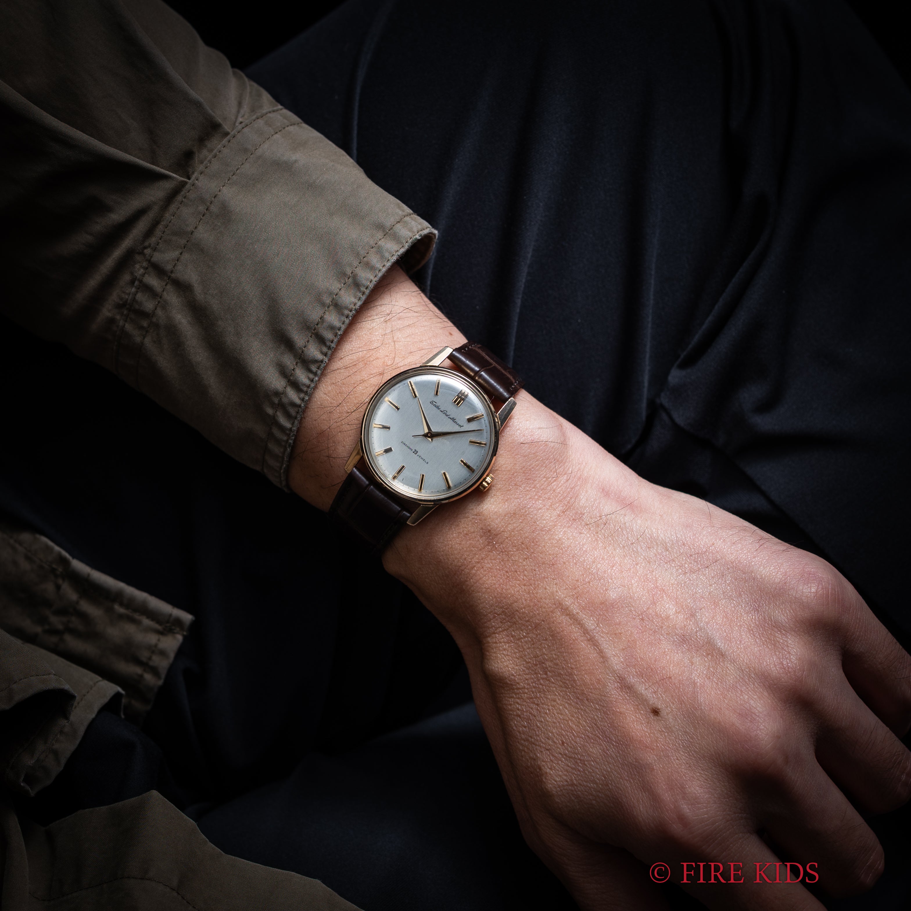 セイコー ロードマーベル 1965年製 23石ロービート手巻 Ref.5740-1990 AGFケース