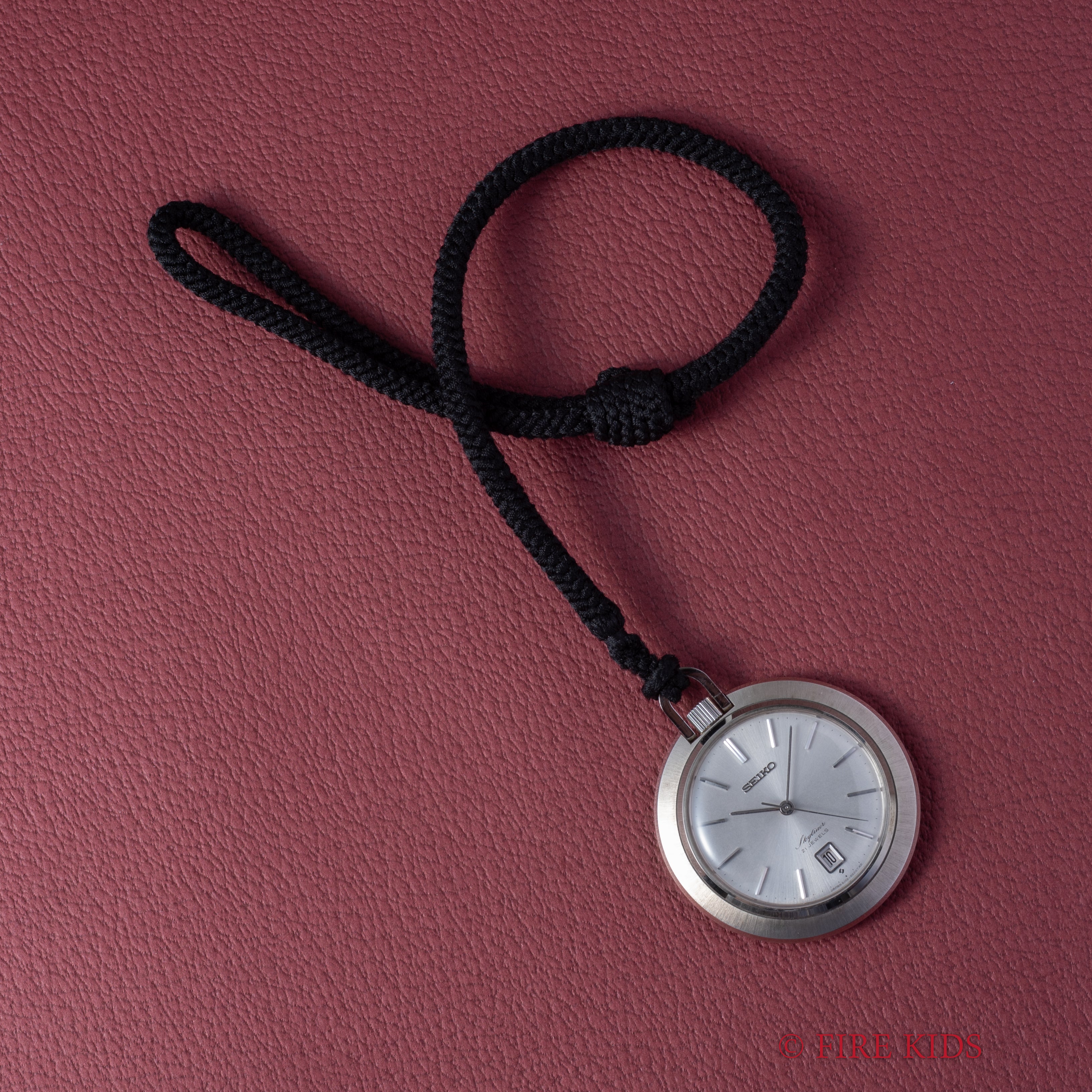 セイコー スカイライナー 懐中時計 1970年製（昭和45年製）手巻 Cal.6102A 組紐付