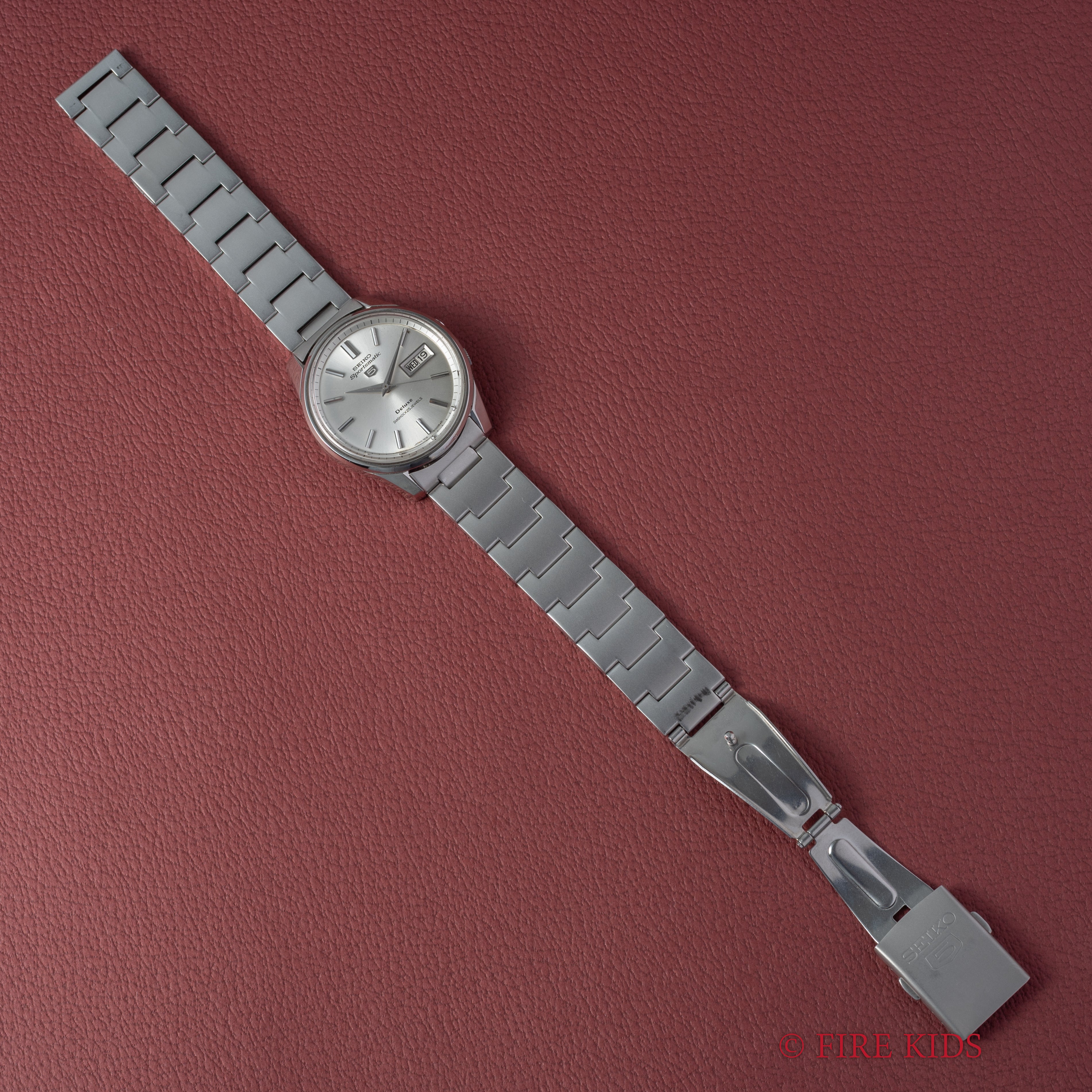 セイコー 5スポーツマチック デラックス 1966年製 自動巻 純正ステンレスブレス