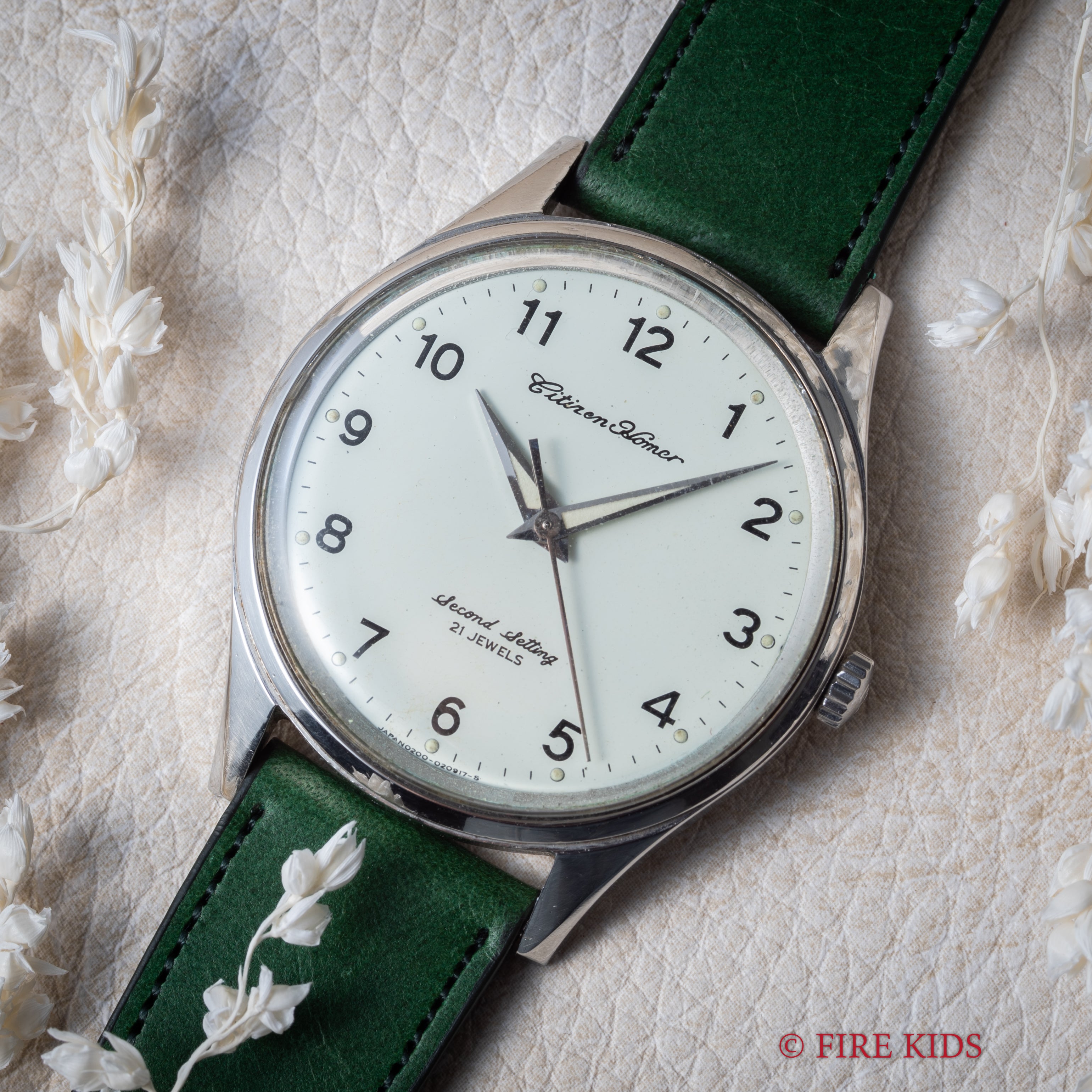 シチズン ホーマー 国鉄 1976年製 千葉鉄道管理局 鉄道時計 手巻き 秒針規制装置 昭和51年