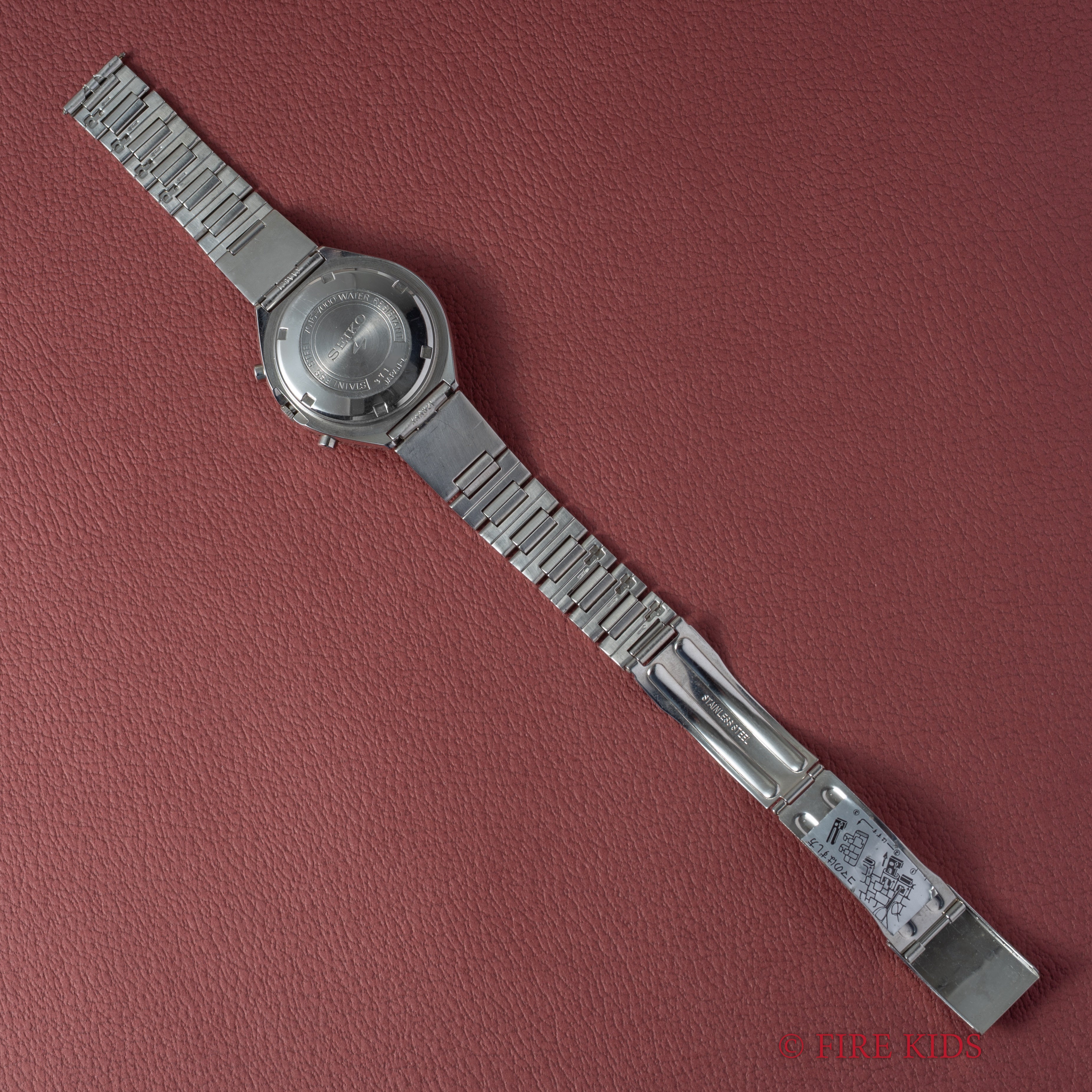 セイコー 5スポーツ スピードタイマー ブルーダイアル Ref.7015-8000 1973年製 タグ、冊子付 N.O.S