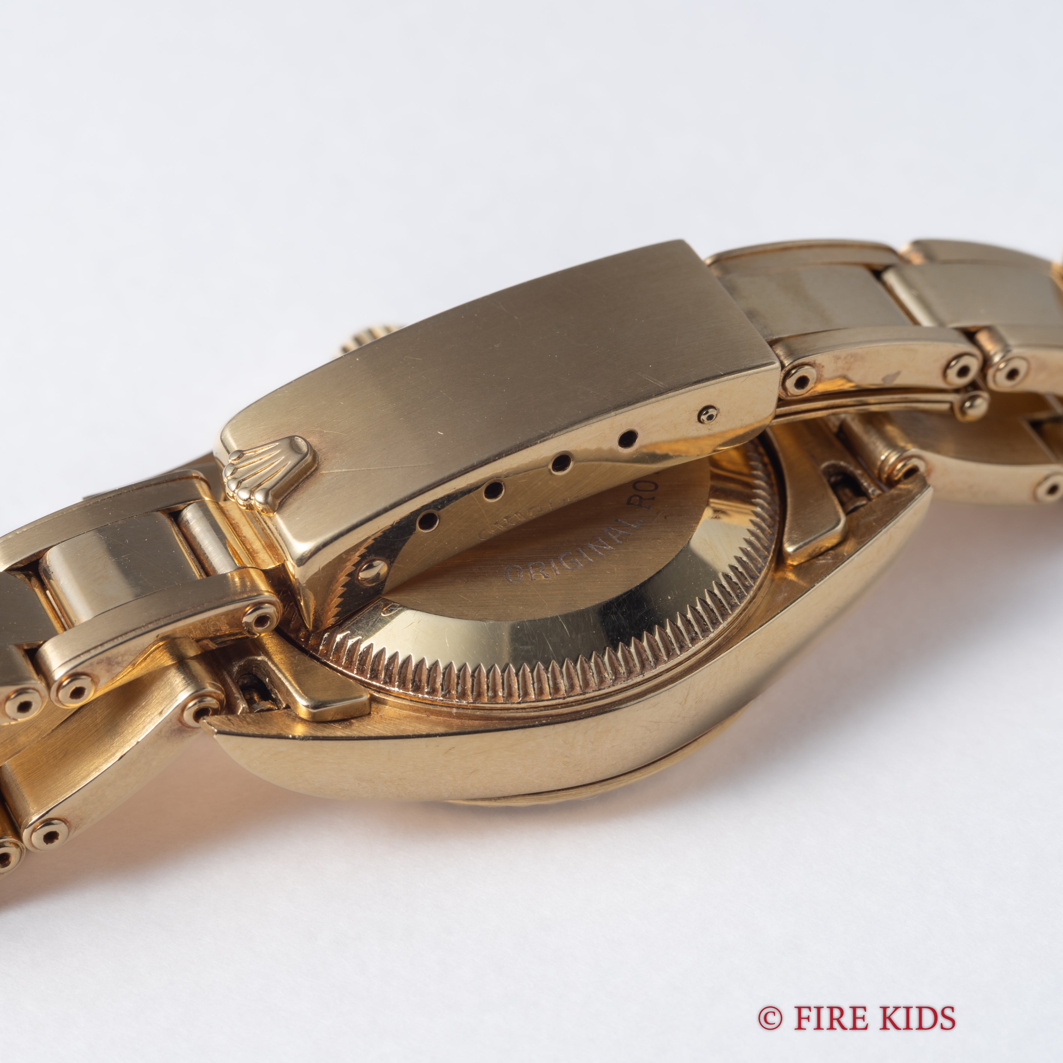 ロレックス 18金無垢オイスターパーペチュアル レディース 1991年製 Ref.67198  純正18金無垢ブレスレットノンデイト