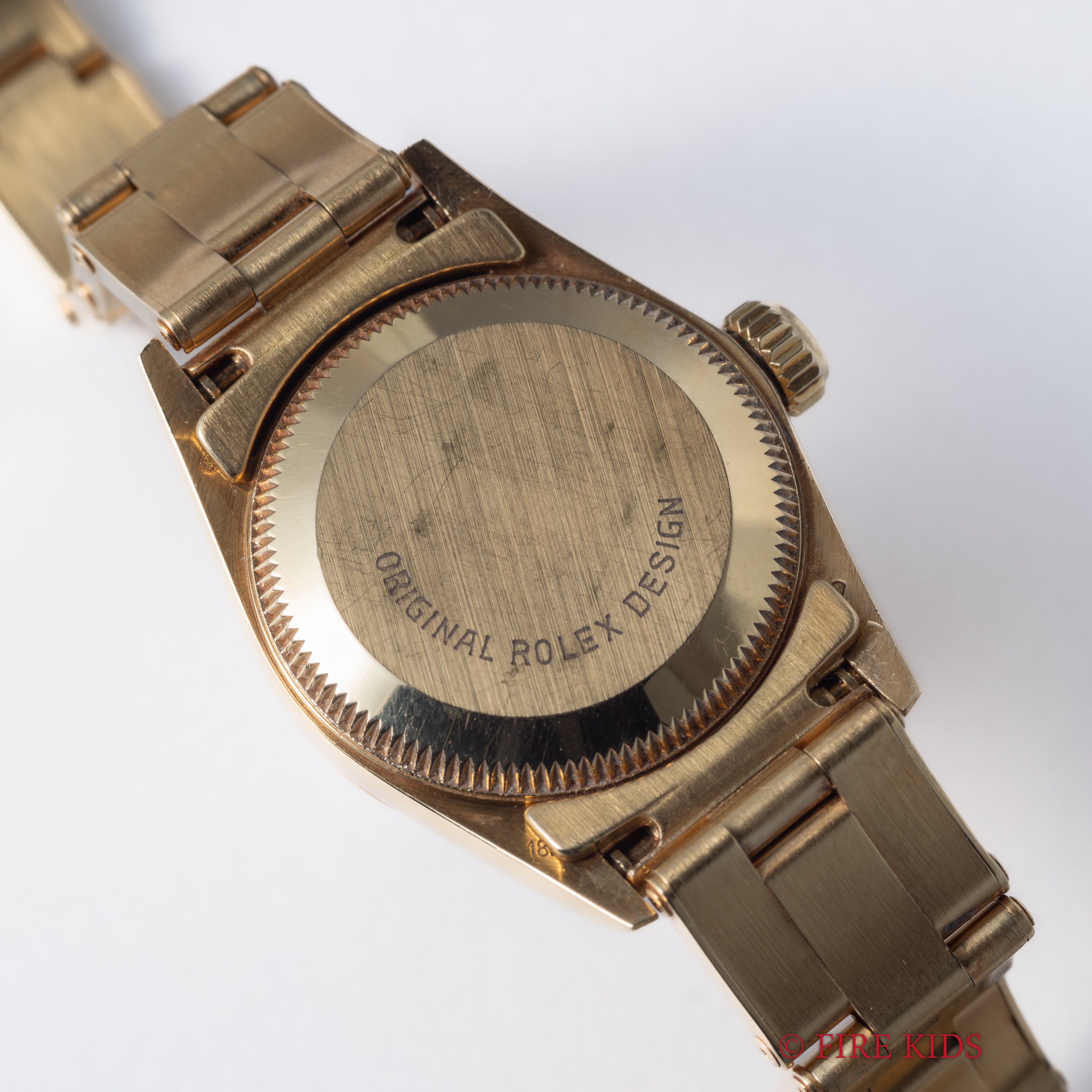 ロレックス 18金無垢オイスターパーペチュアル レディース 1991年製 Ref.67198  純正18金無垢ブレスレットノンデイト