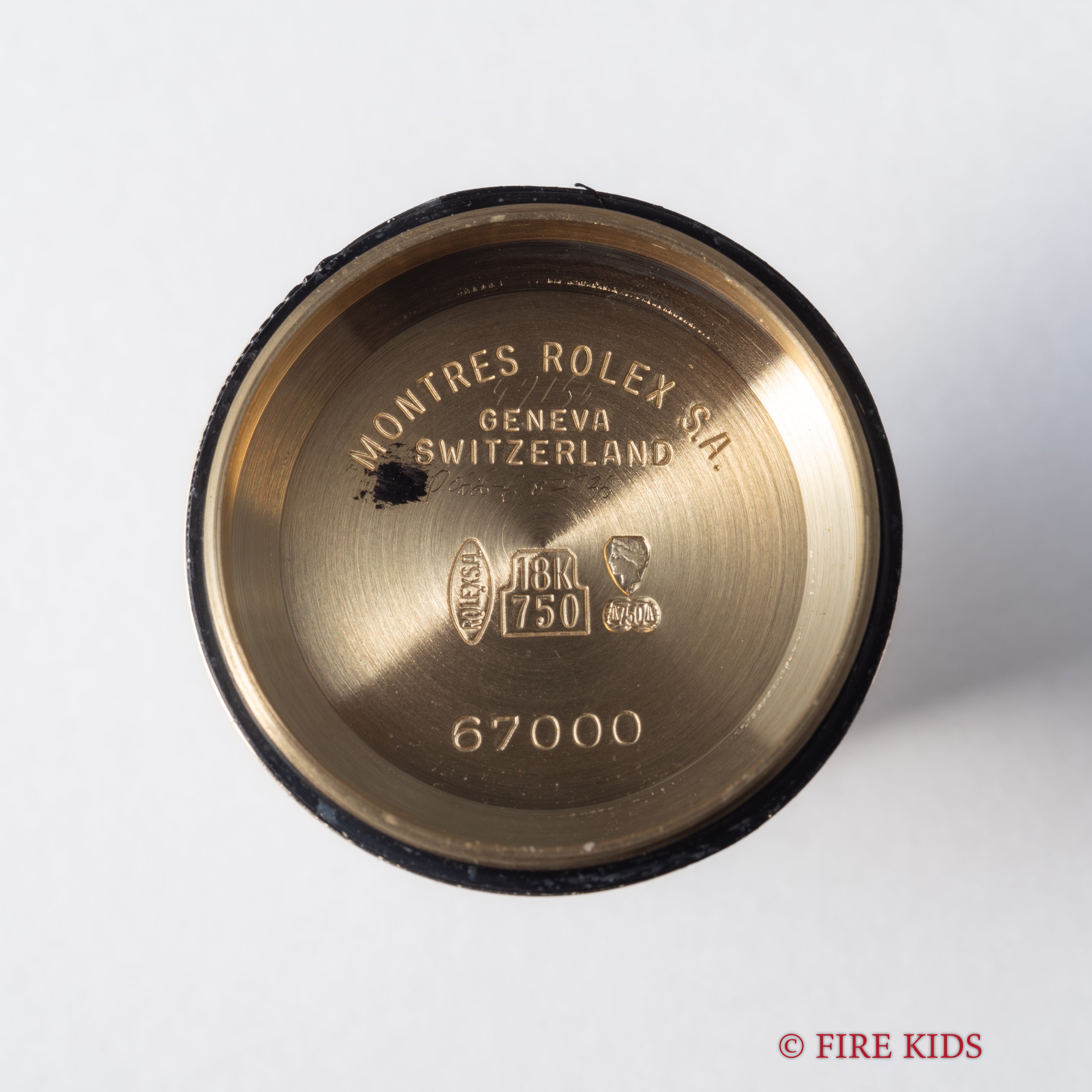 ロレックス 18金無垢オイスターパーペチュアル レディース 1991年製 Ref.67198  純正18金無垢ブレスレットノンデイト