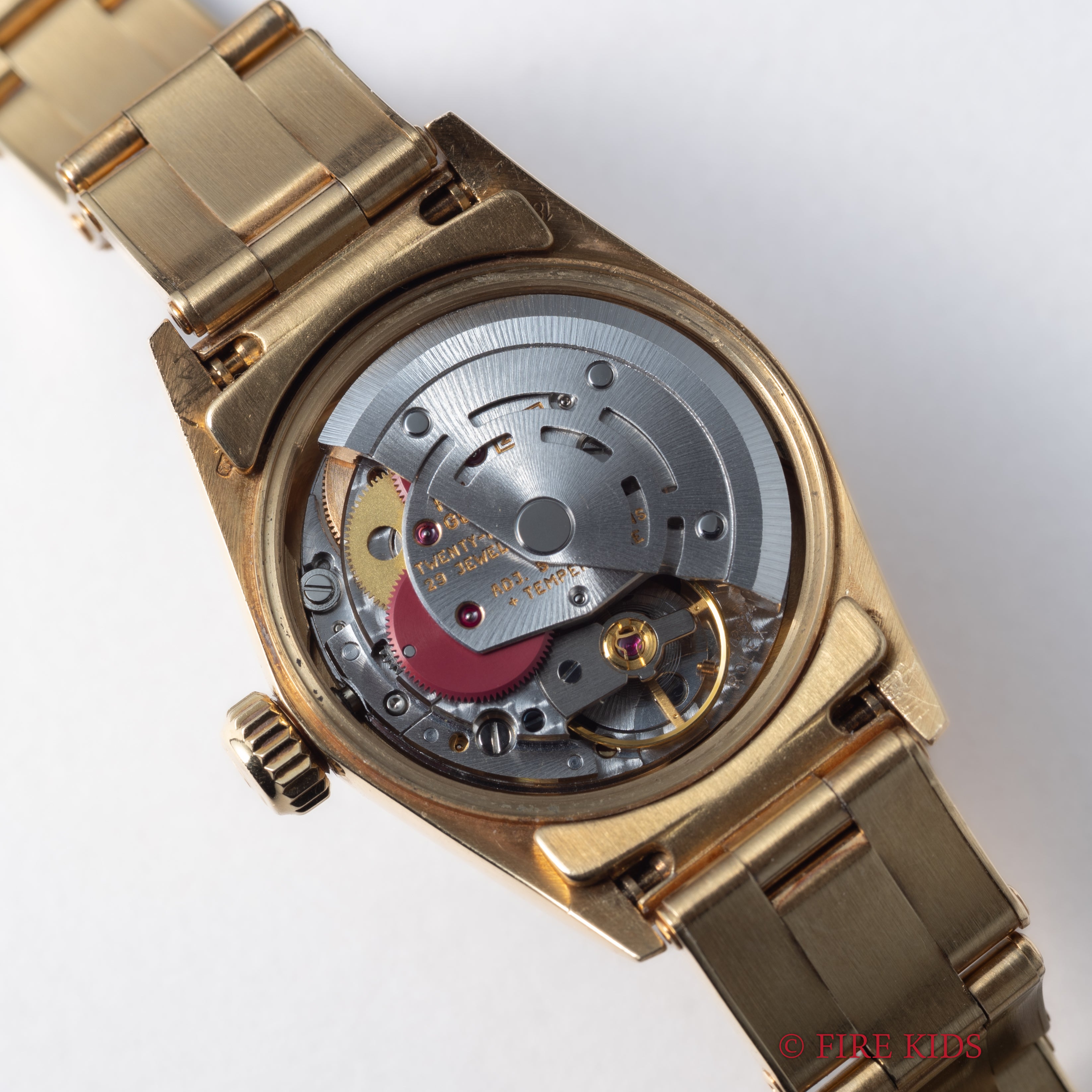 ロレックス 18金無垢オイスターパーペチュアル レディース 1991年製 Ref.67198  純正18金無垢ブレスレットノンデイト