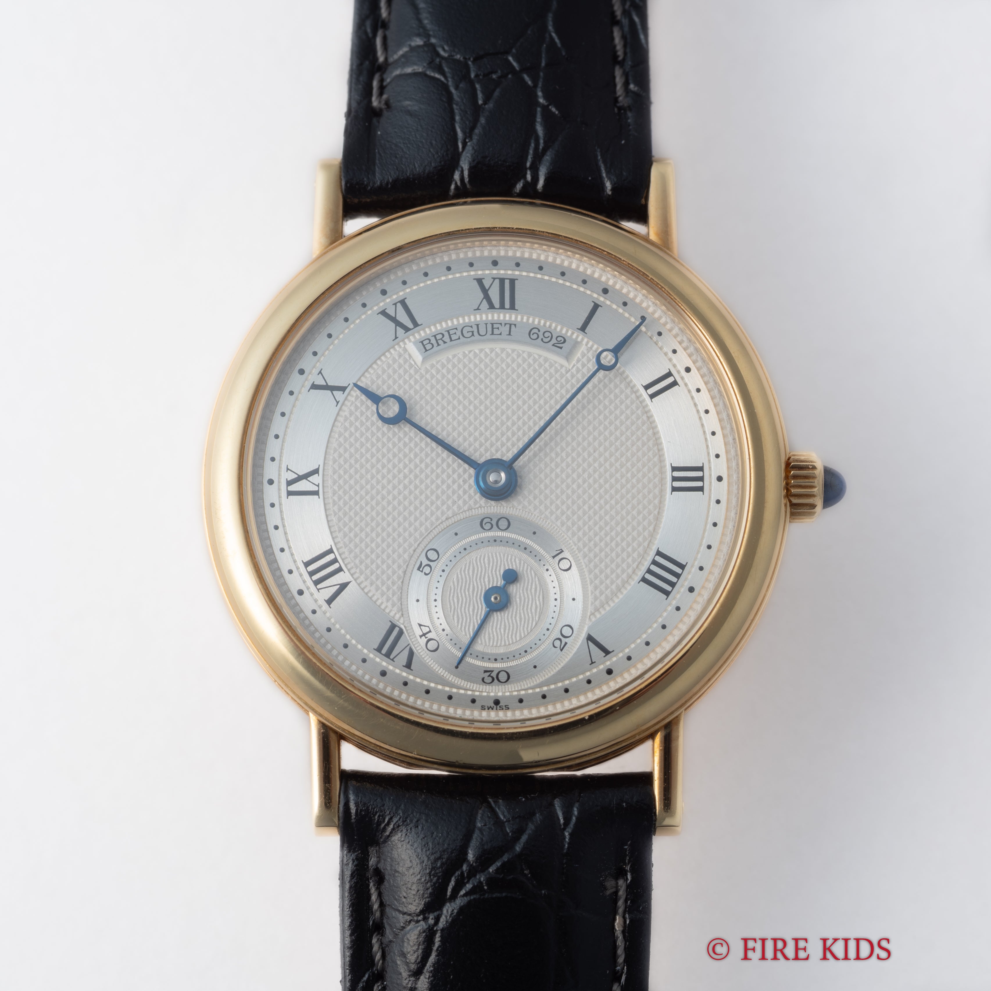 ブレゲ クラシック 18金無垢 1990年製 Ref.3210BA ジャガールクルト製Cal.818/4 純正YG尾錠付き