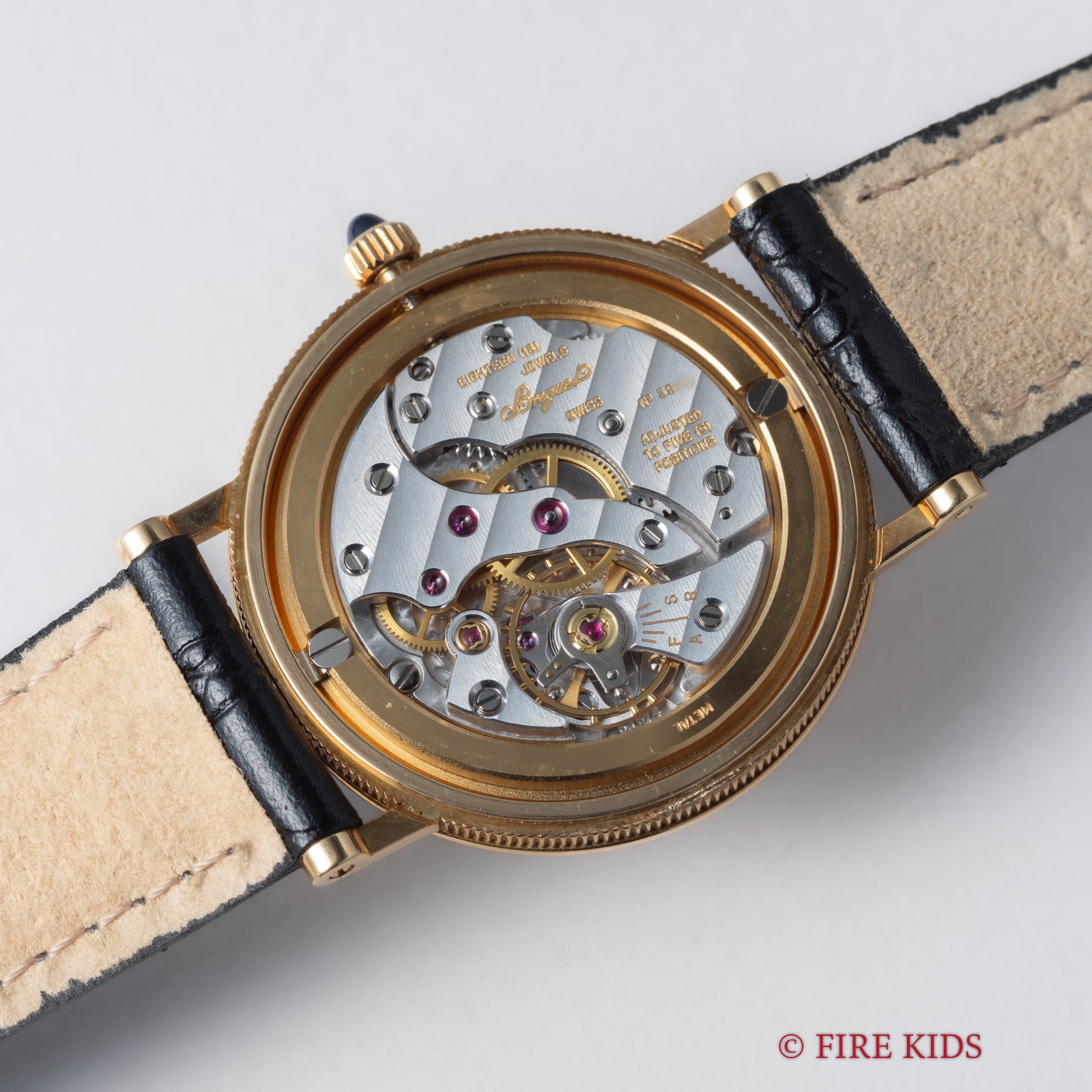 ブレゲ クラシック 18金無垢 1990年製 Ref.3210BA ジャガールクルト製Cal.818/4 純正YG尾錠付き